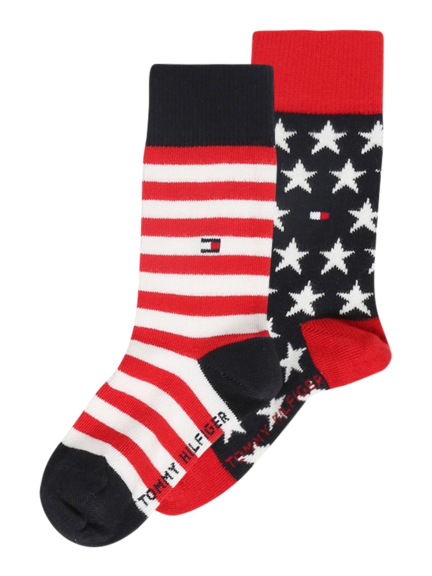 TOMMY HILFIGER Zokni  kobaltkék / piros / fehér akciós termékkép 1