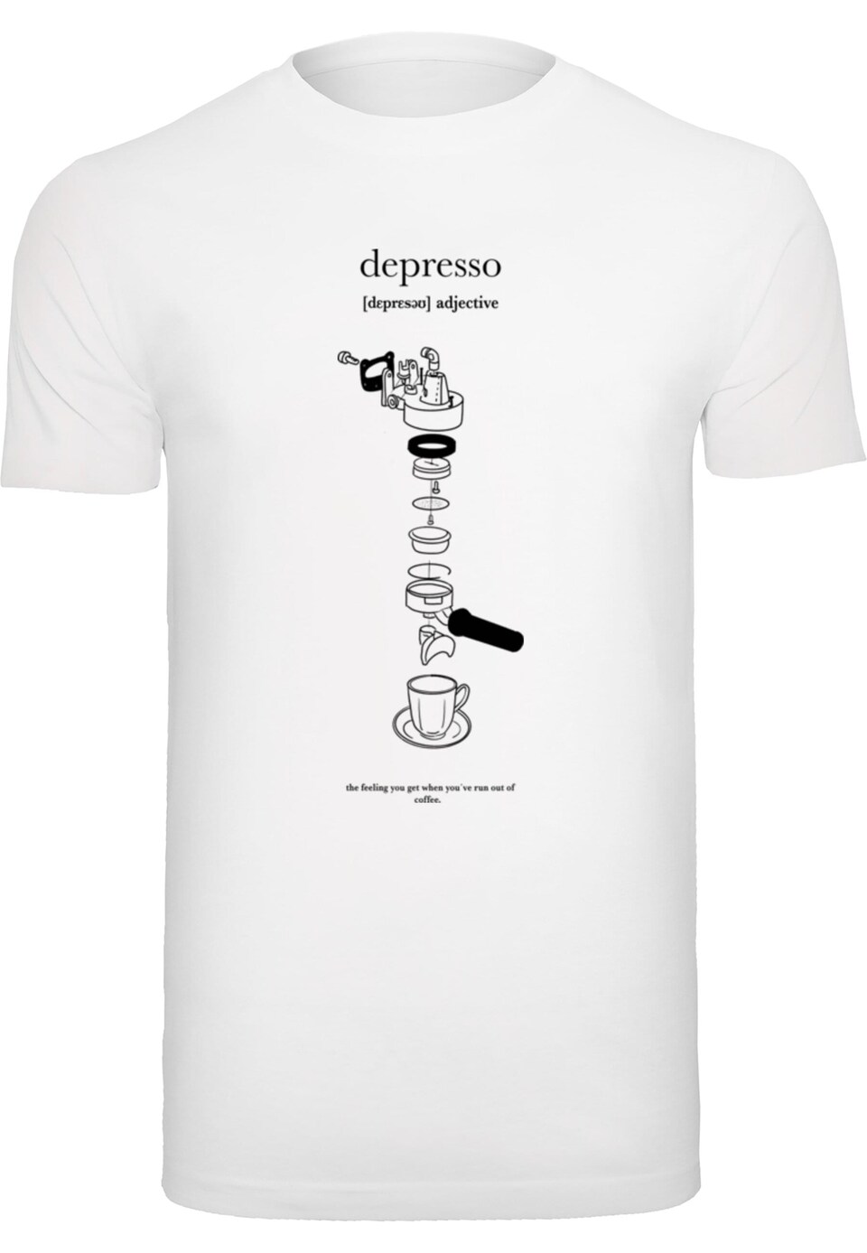 T-shirt 'Depresso'
