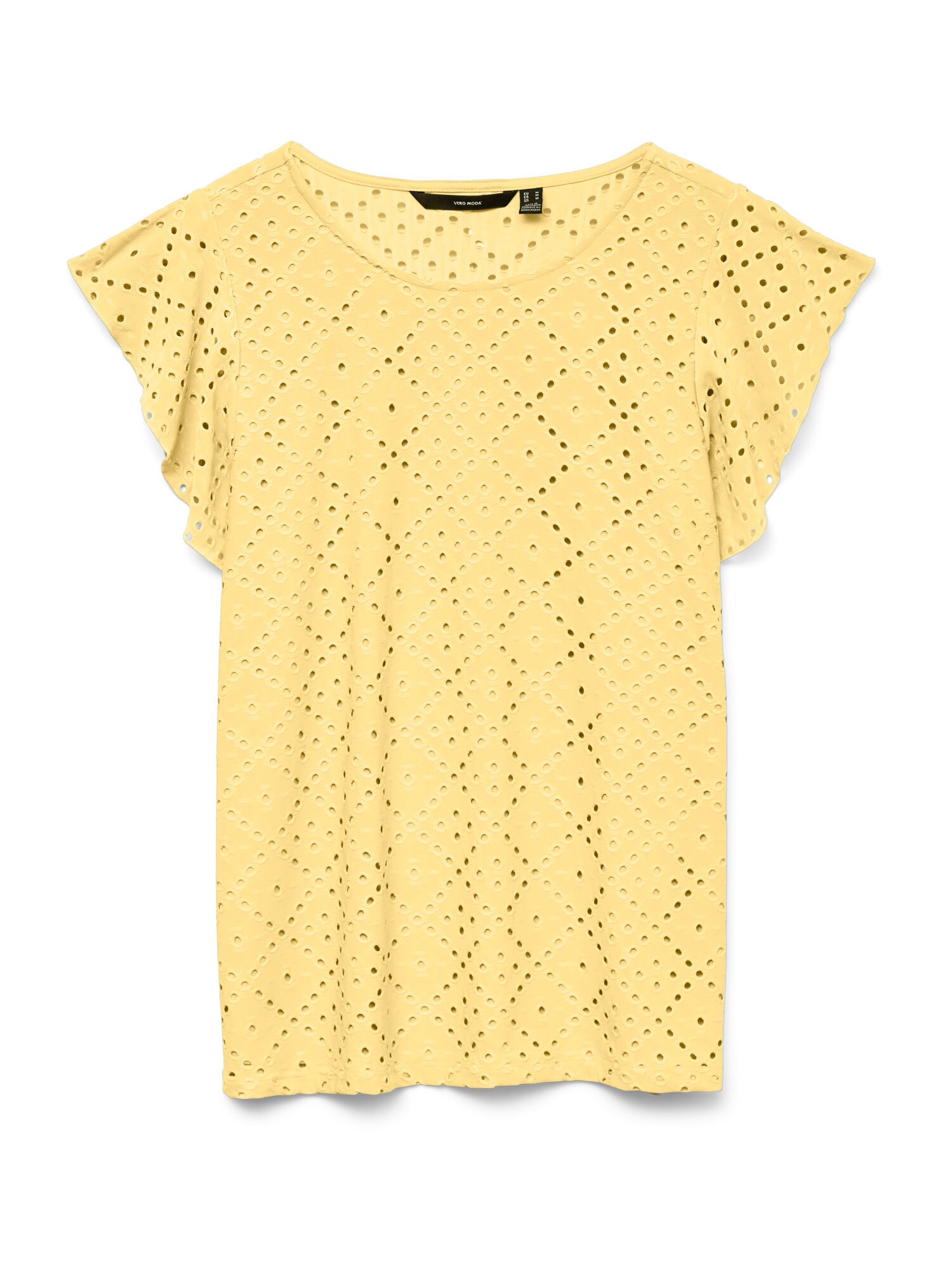 VERO MODA Bluză 'VMTASSA'  galben deschis