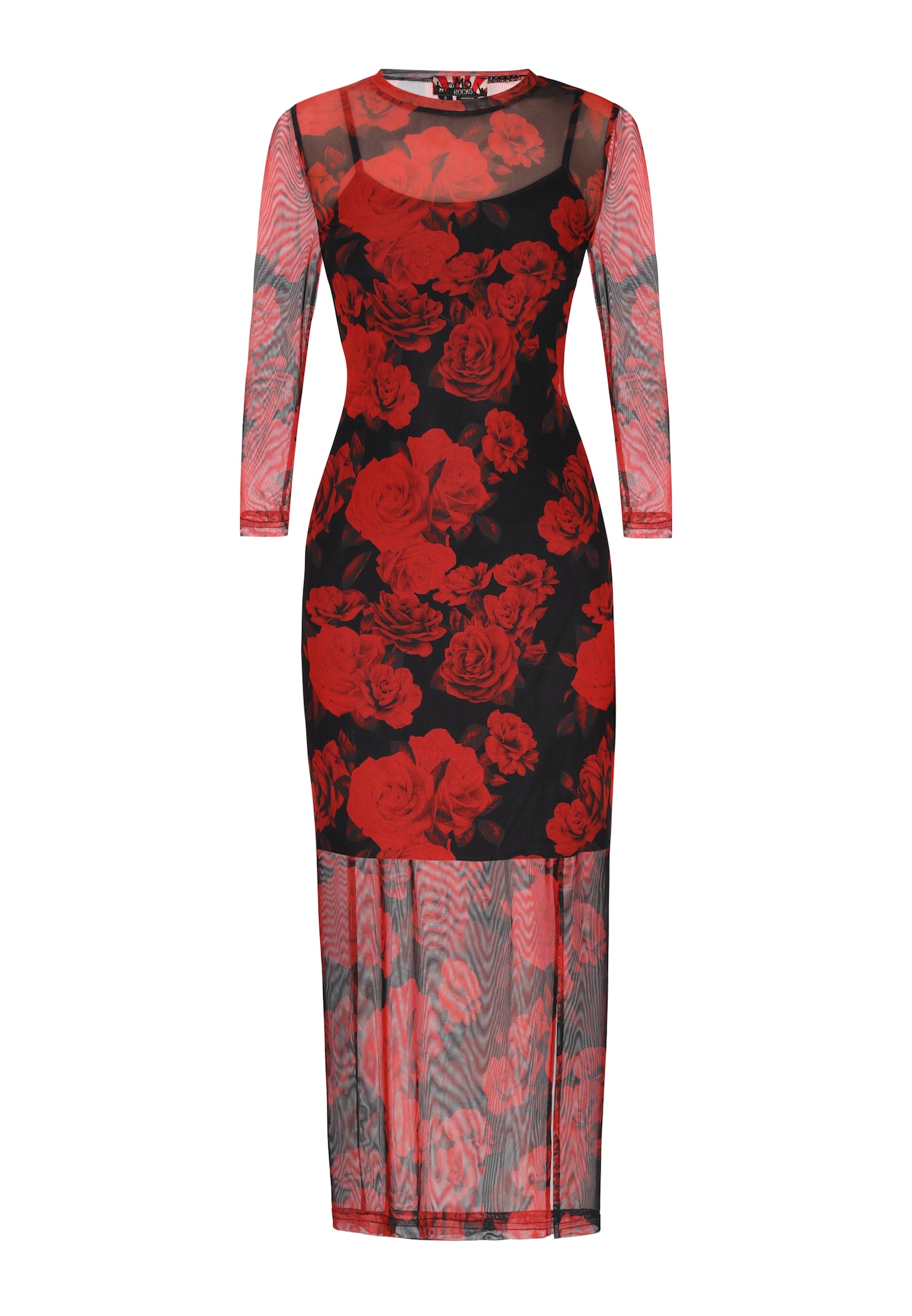myMo ROCKS Rochie Valentines Day  rubiniu / negru