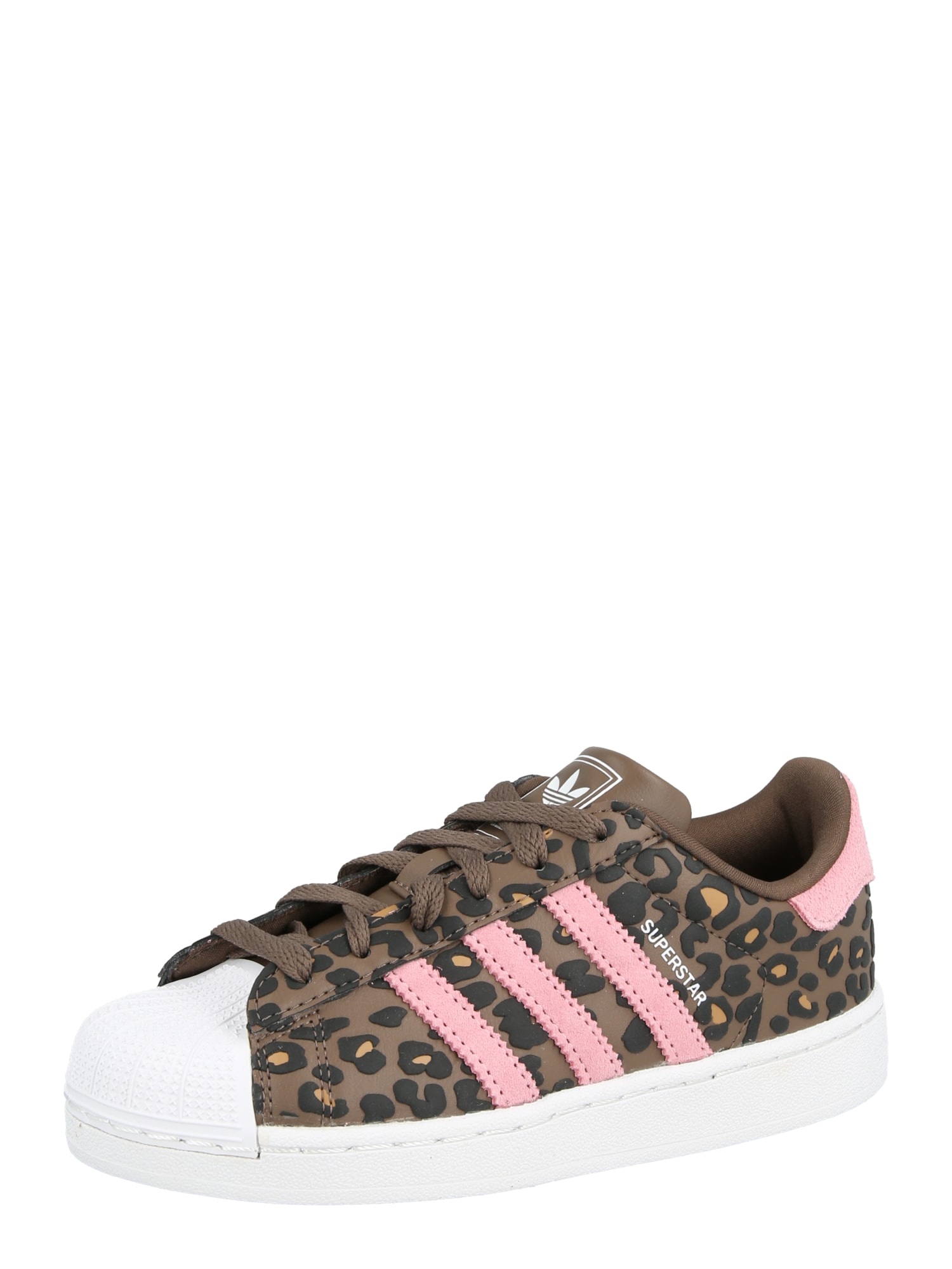 ADIDAS ORIGINALS Sneaker SUPERSTAR II C maro / roz / negru