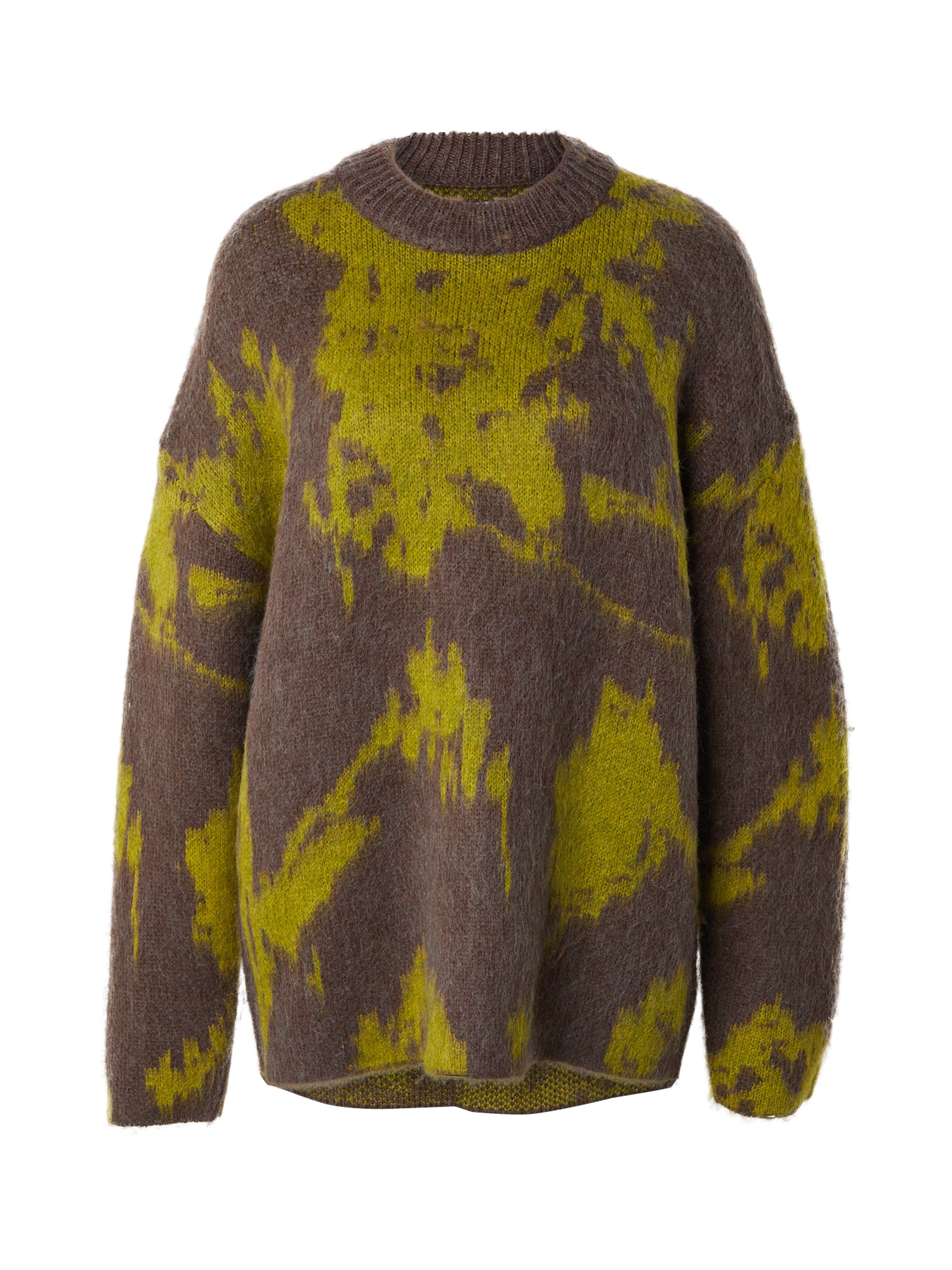 TOPSHOP Oversize pulóver 'KATRINA'  umbra / kiwi akciós termékkép 1