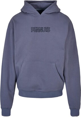 Merchcode Sweatshirt ‘Peanuts – Peekaboo’ Blauw / Grijs / Wit