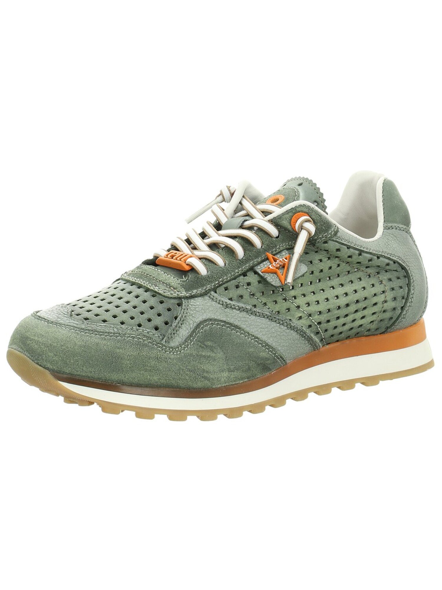 Cetti Zapatillas deportivas bajas 'Sneaker Herren C848 USED TIN KOMBAT Rauleder in dunkelgrün' verde oscuro