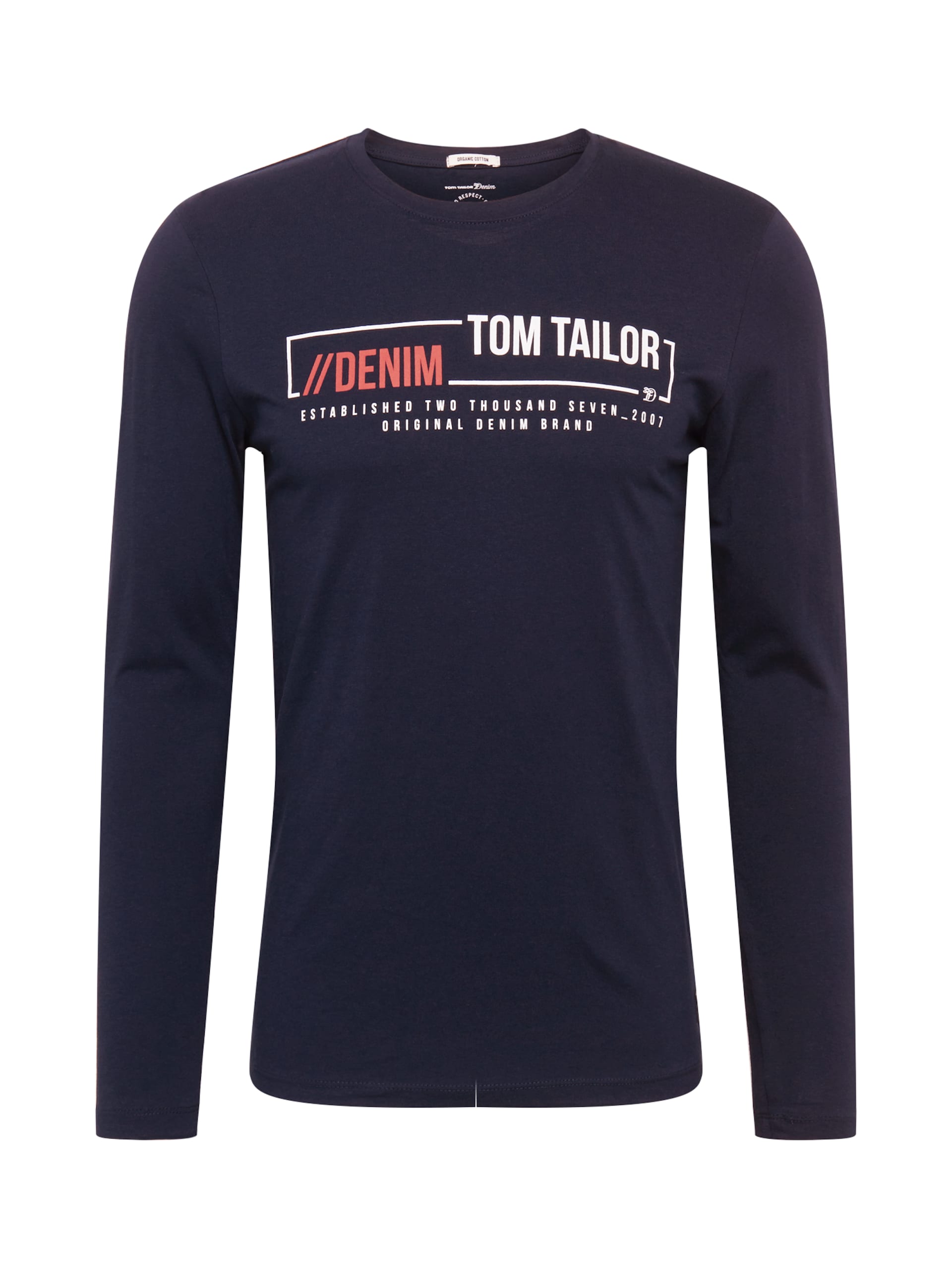 T-shirt nattblå / röd