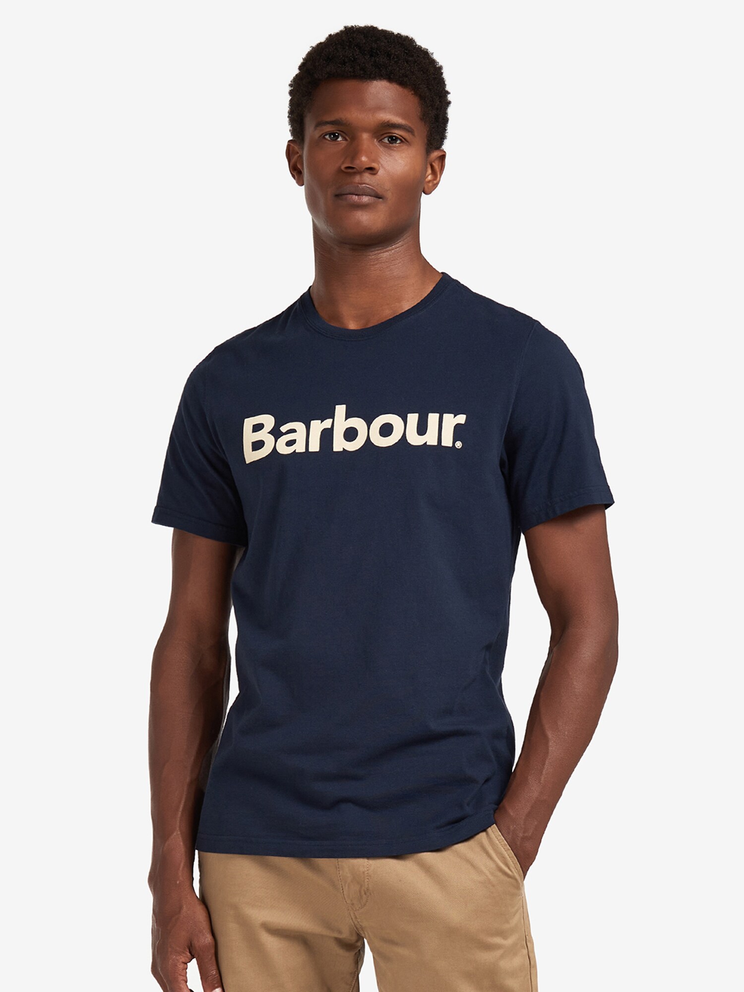 Barbour Póló  világos bézs / tengerészkék termék 2. képe