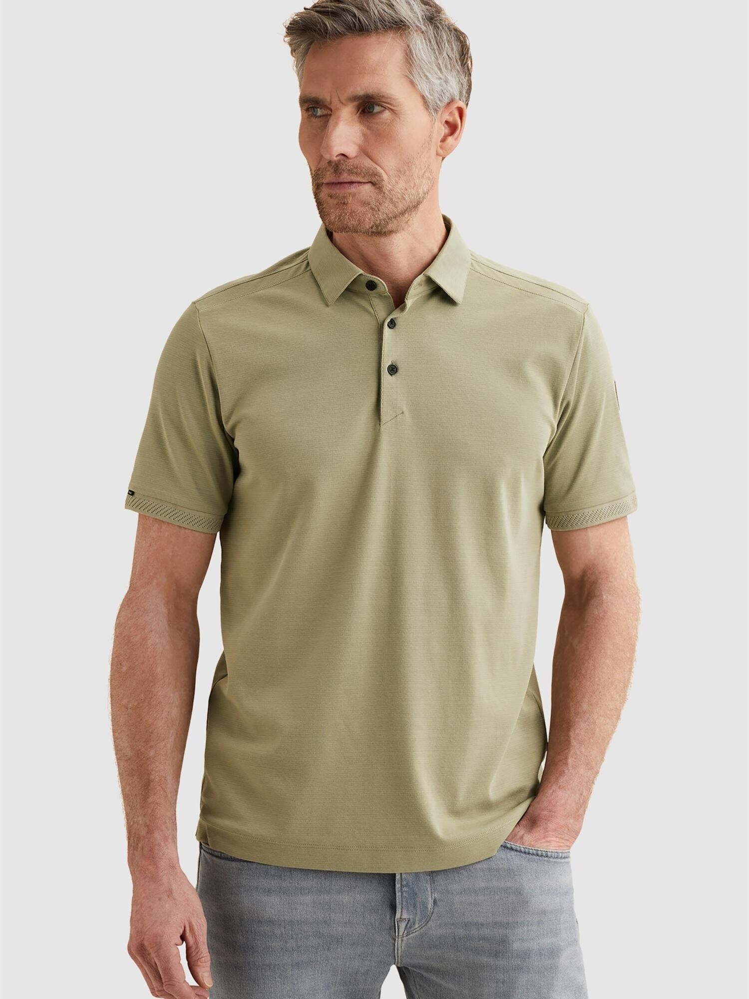 T-shirt 'Polo shirt in interlock jersey'
