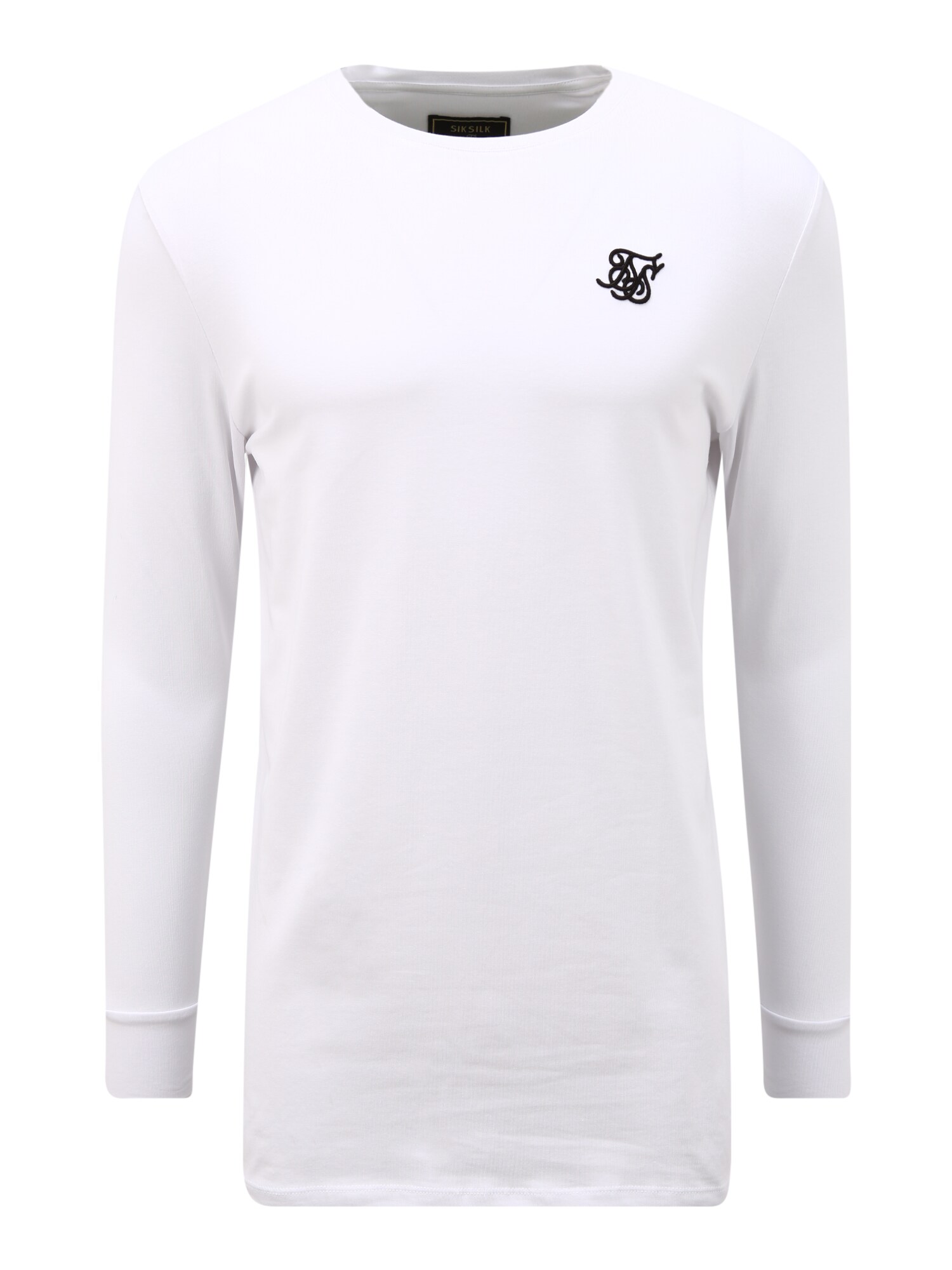 SikSilk Marškinėliai  balta / juoda