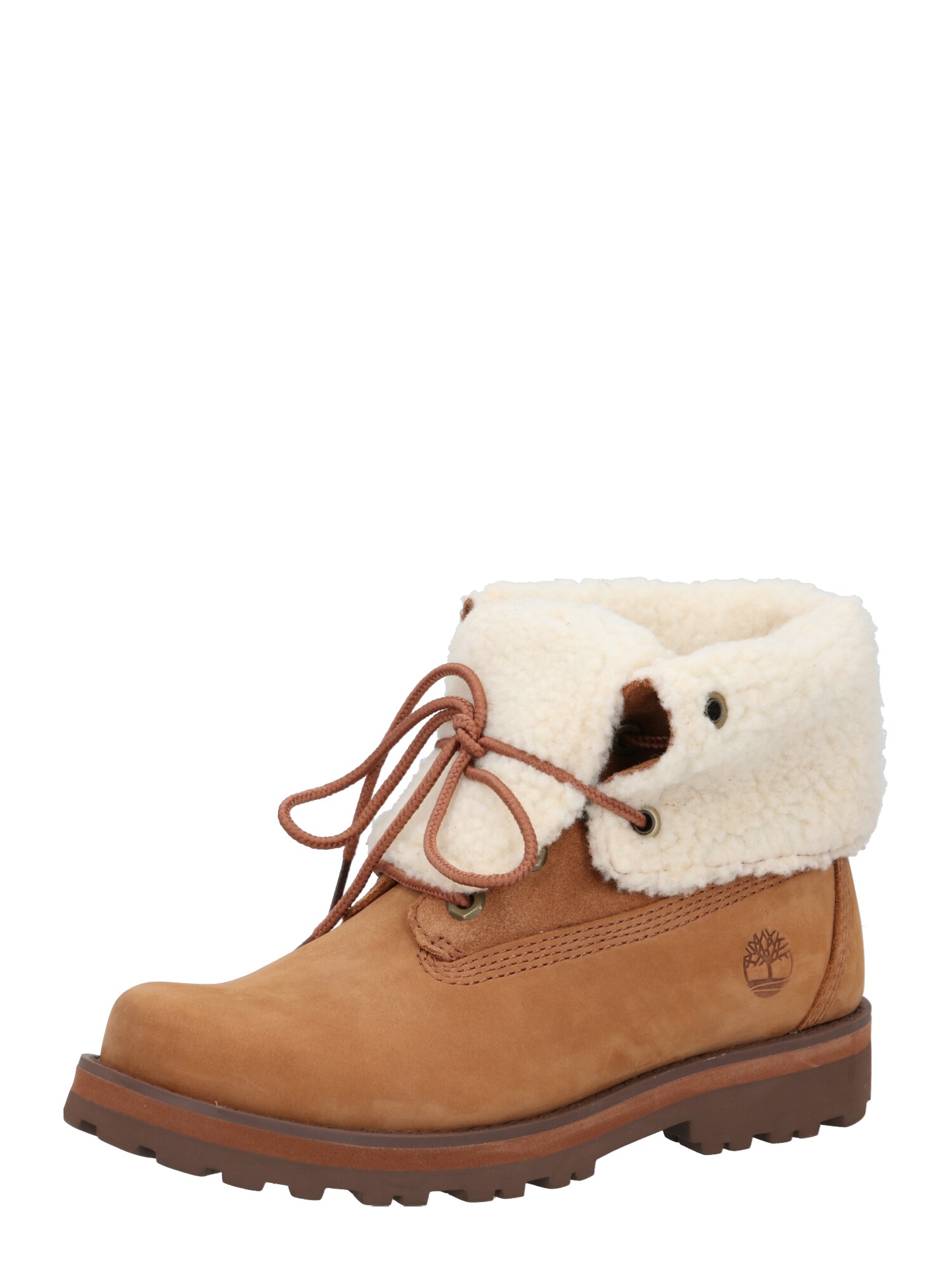 TIMBERLAND Auliniai batai su kulniuku 'Courma Shearling'  šviesiai ruda