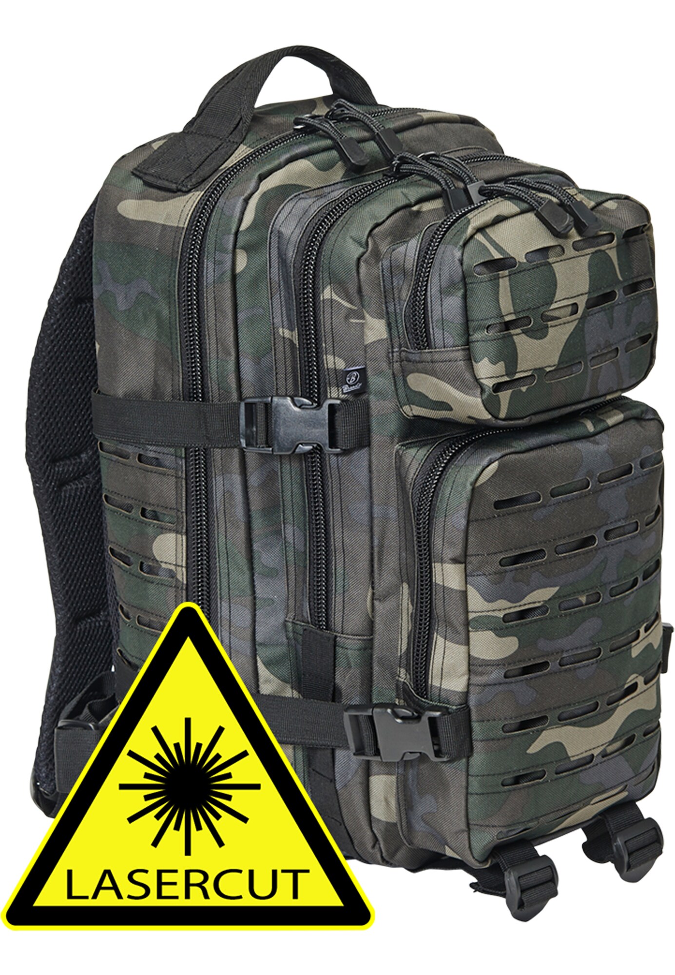 Brandit Rucsac Cooper  gri / kaki / verde stuf / verde închis