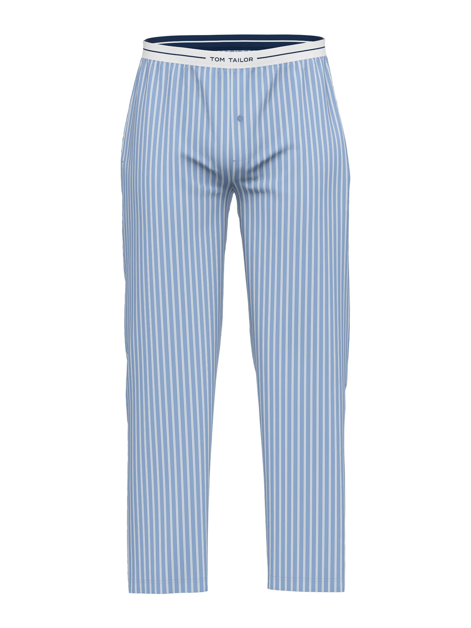 TOM TAILOR Pantaloni de pijama  albastru deschis / gri deschis / negru / alb