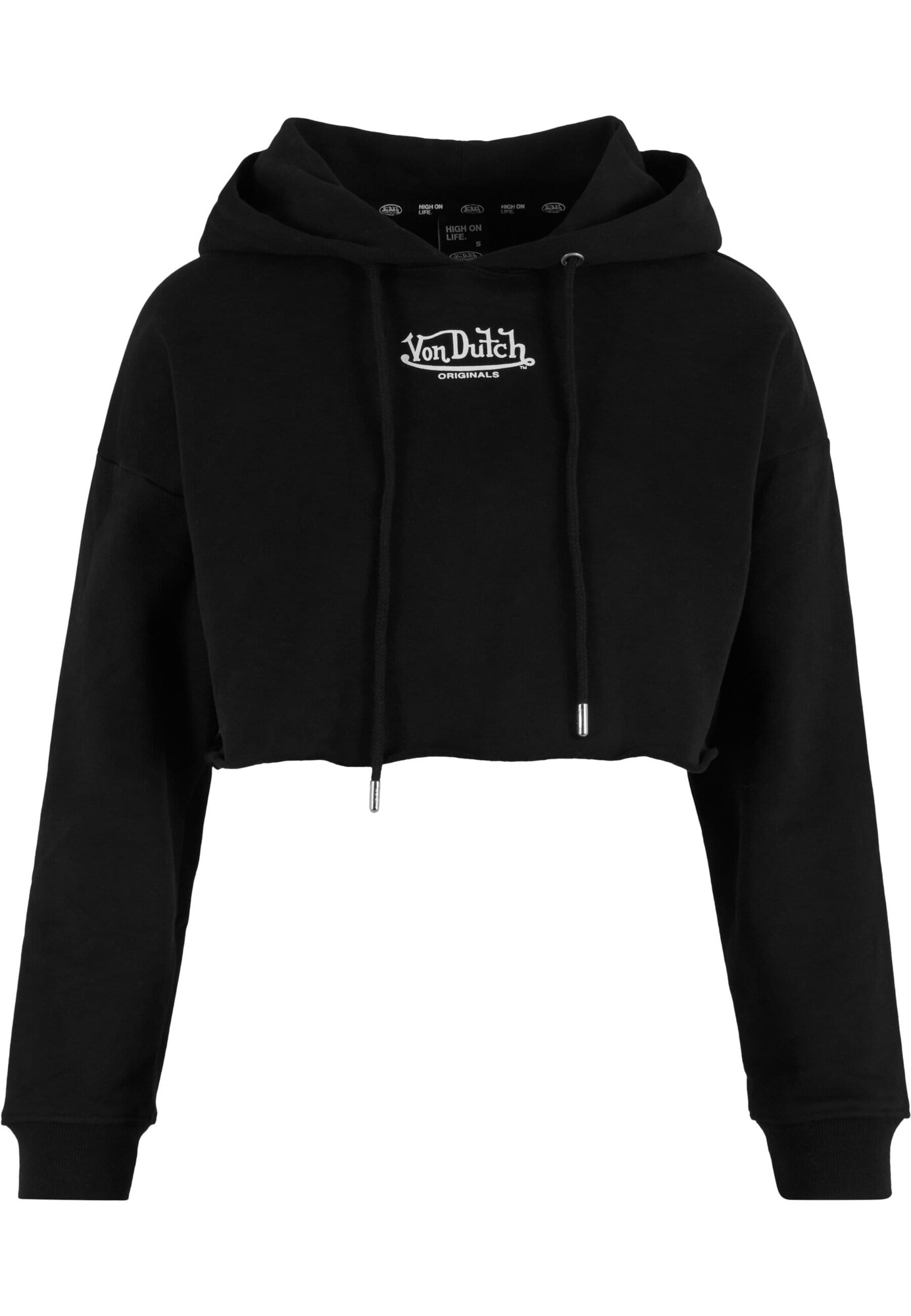 Von Dutch Originals Tréning póló 'Munja'  fekete / fehér akciós termékkép 1