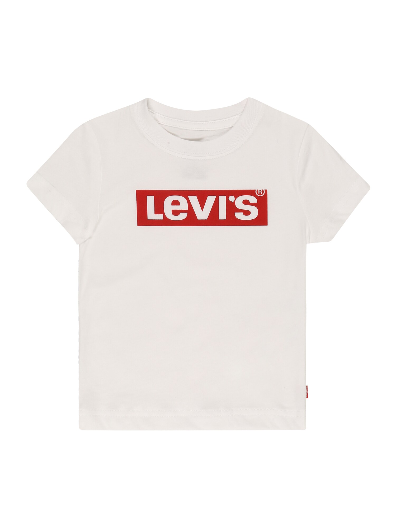 LEVI'S Тениска  червено / бяло