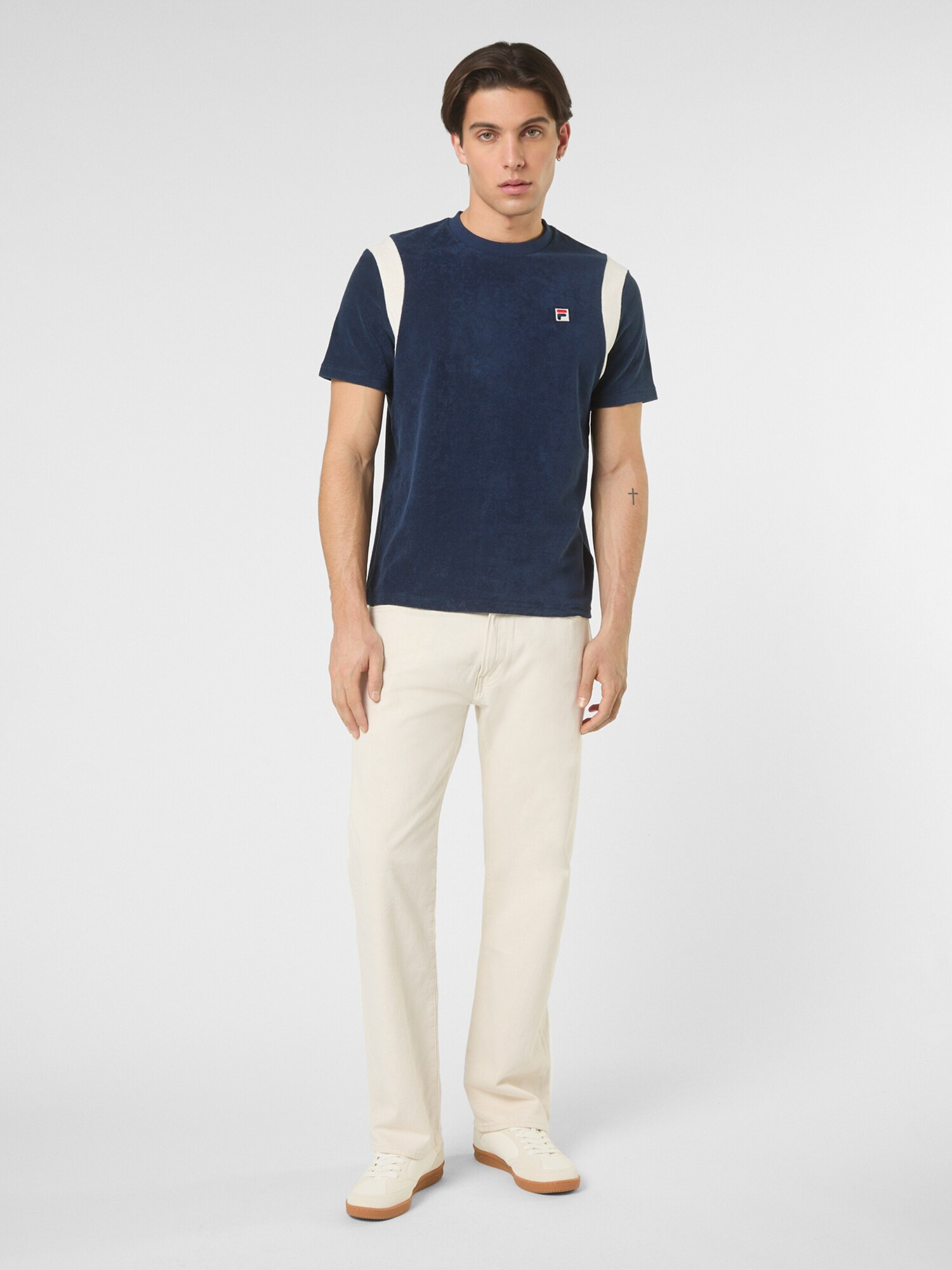 FILA Camiseta 'EMPOLI regular blocked towelling t-shirt' azul – imagen 3