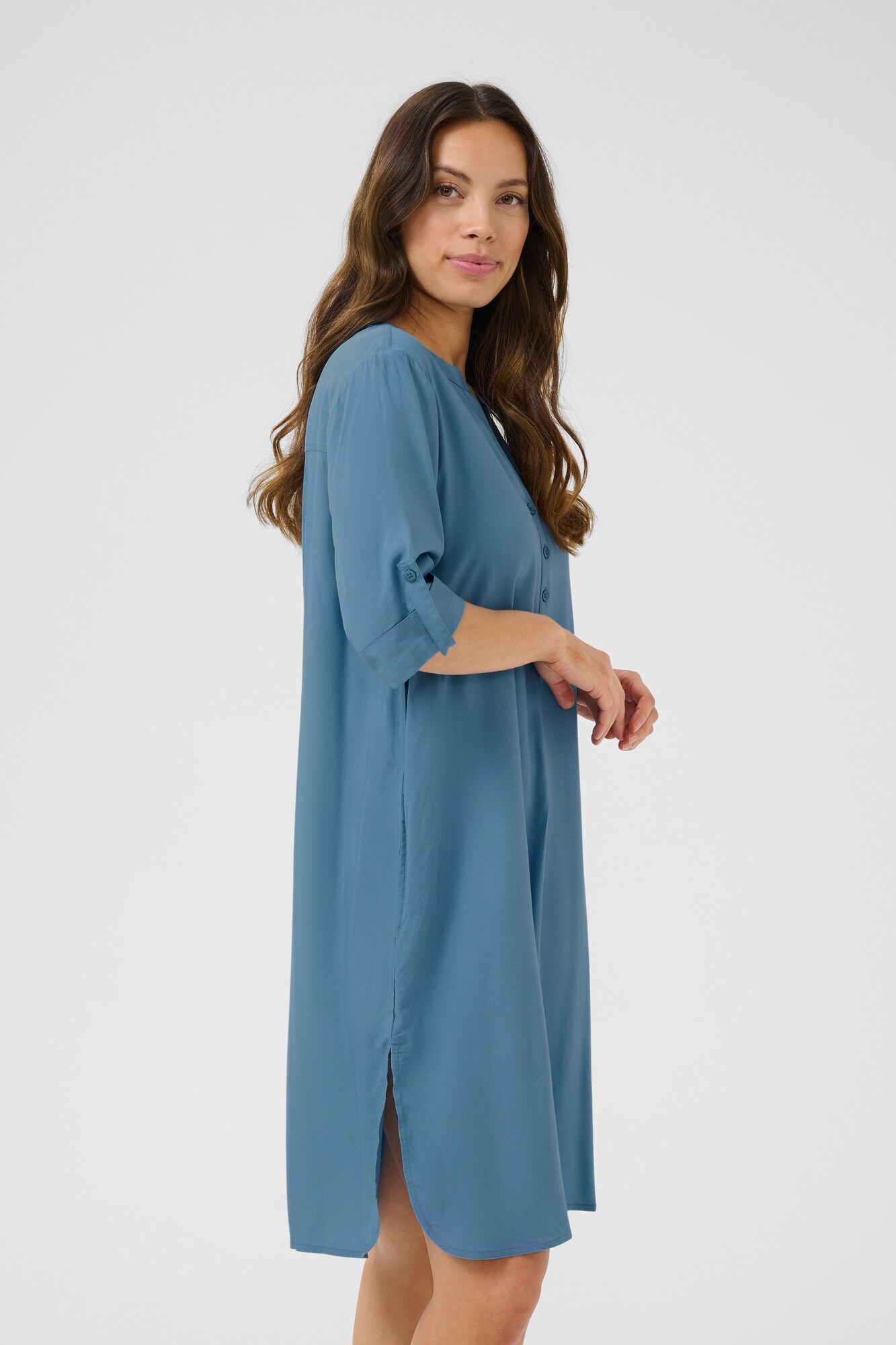 Thumbnail - Cream Blusenkleid Tiah