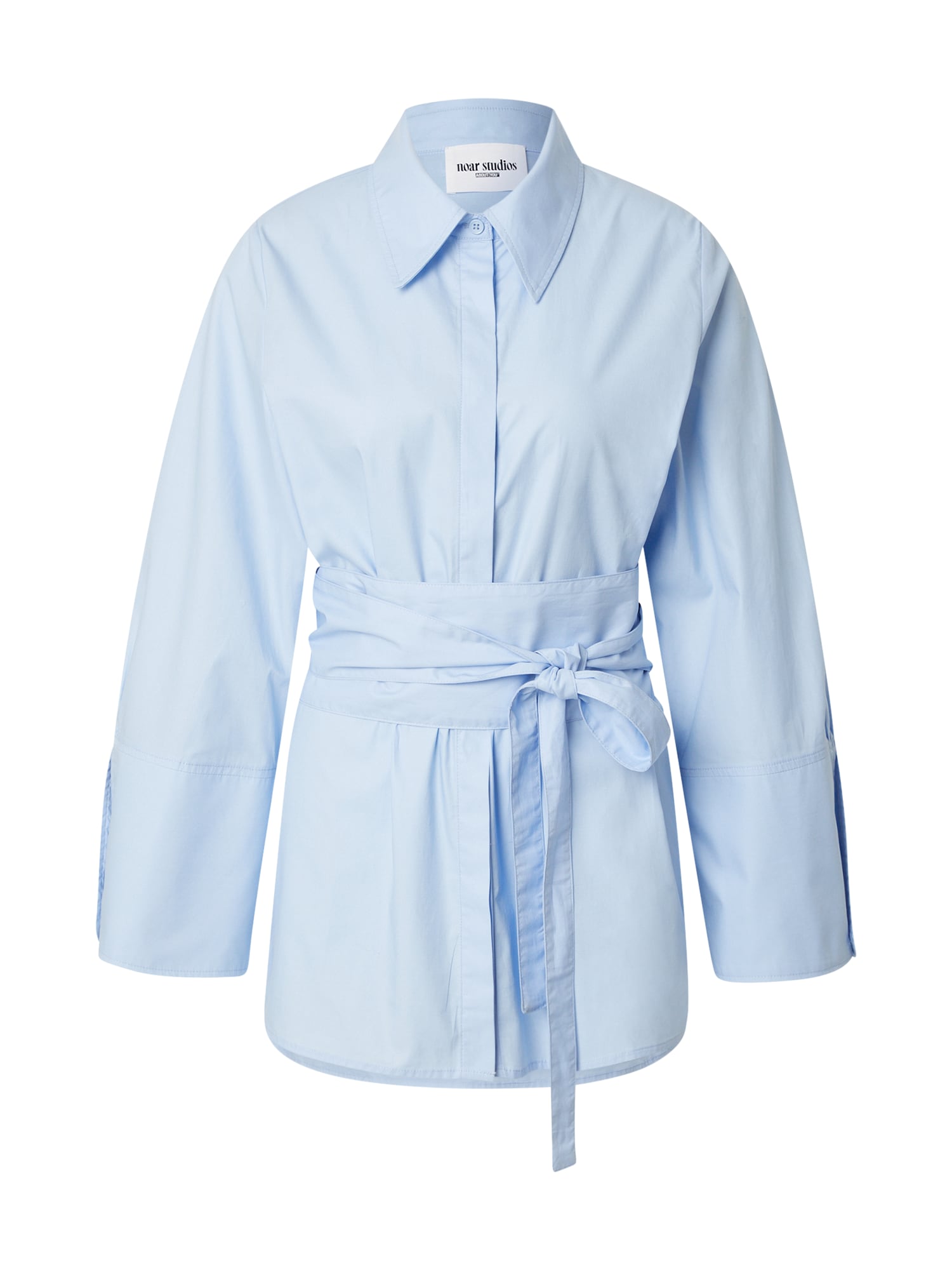 noar studios Bluza 'BELTED SHIRT'  plava