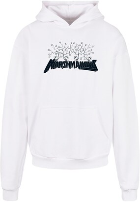 Merchcode Sweatshirt ‘Peanuts – Marshmallows’ Zwart / Wit