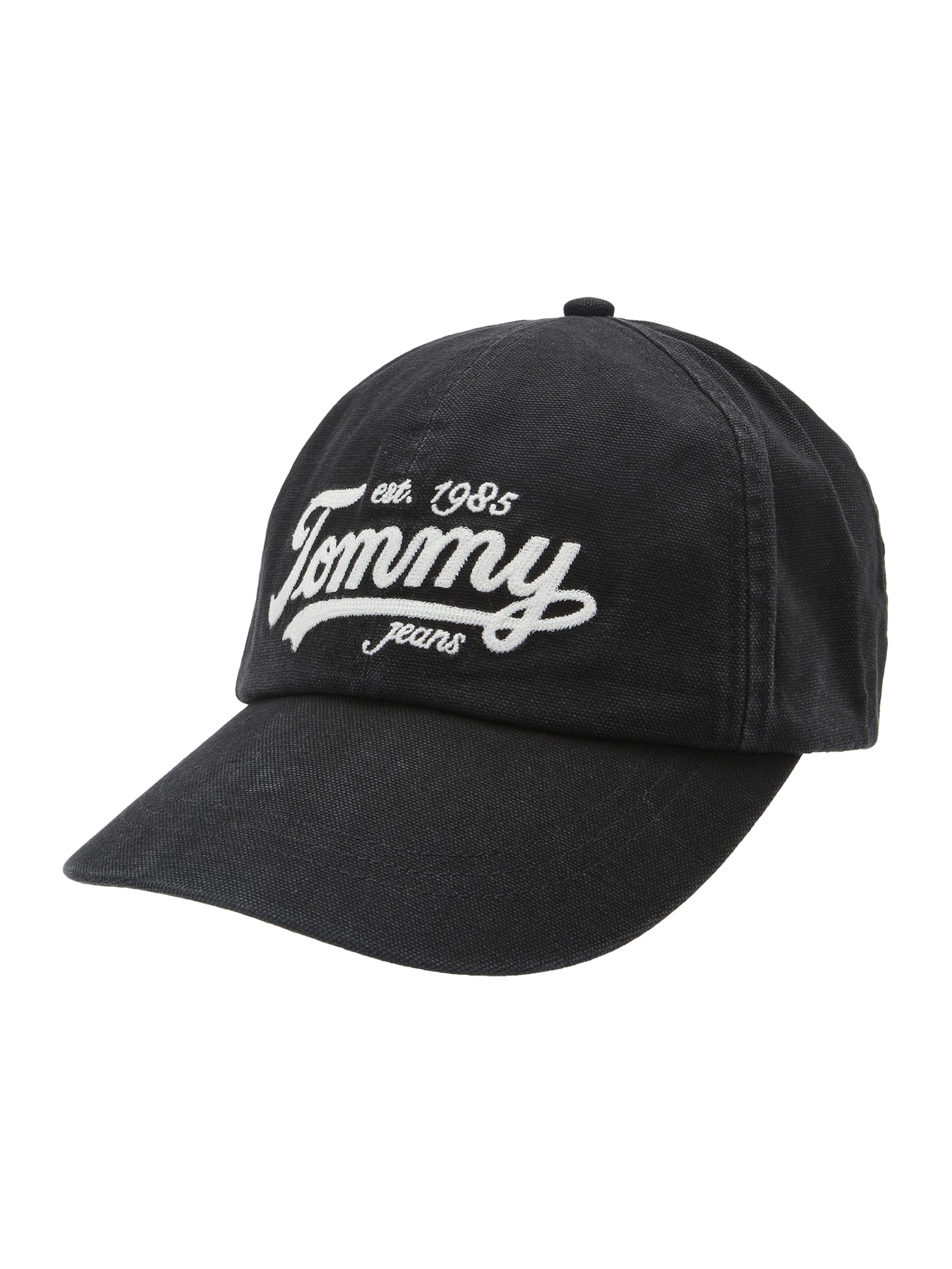 Tommy Jeans Șapcă  negru / alb
