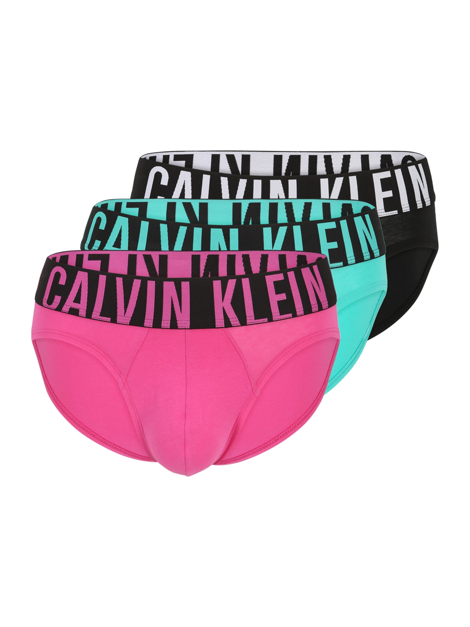Calvin Klein Underwear Slip  menta / rózsaszín / fekete