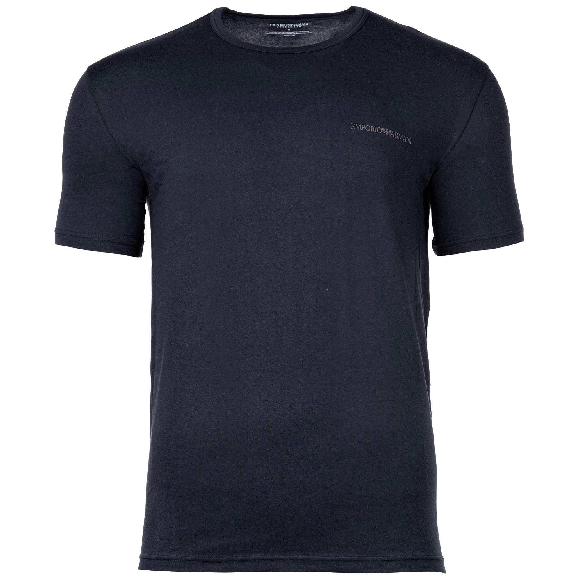 Emporio Armani Camiseta  azul noche / gris – imagen 4