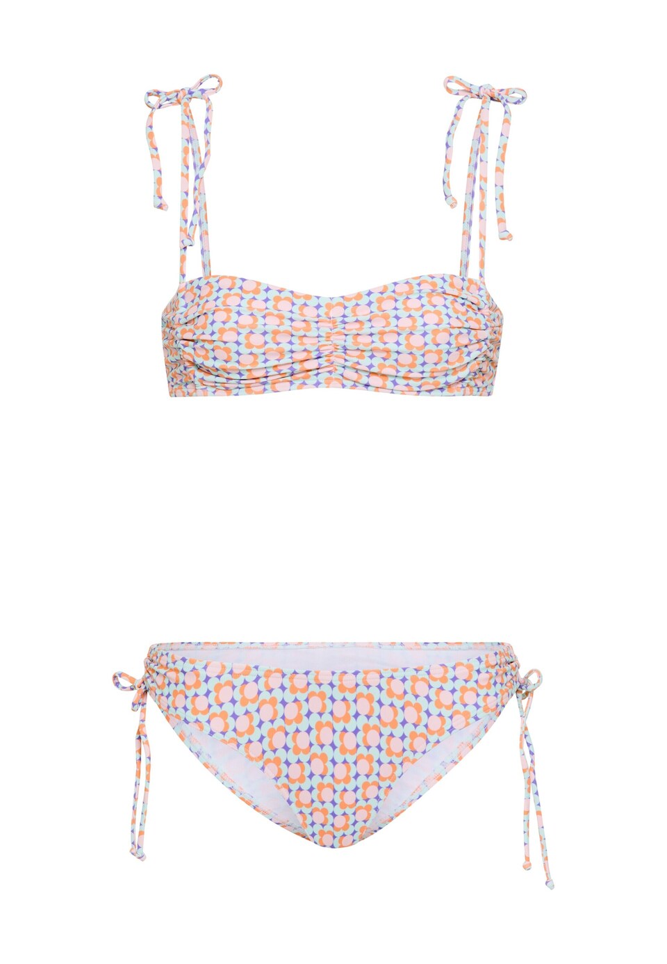Bikini blå / himmelsblå / orange
