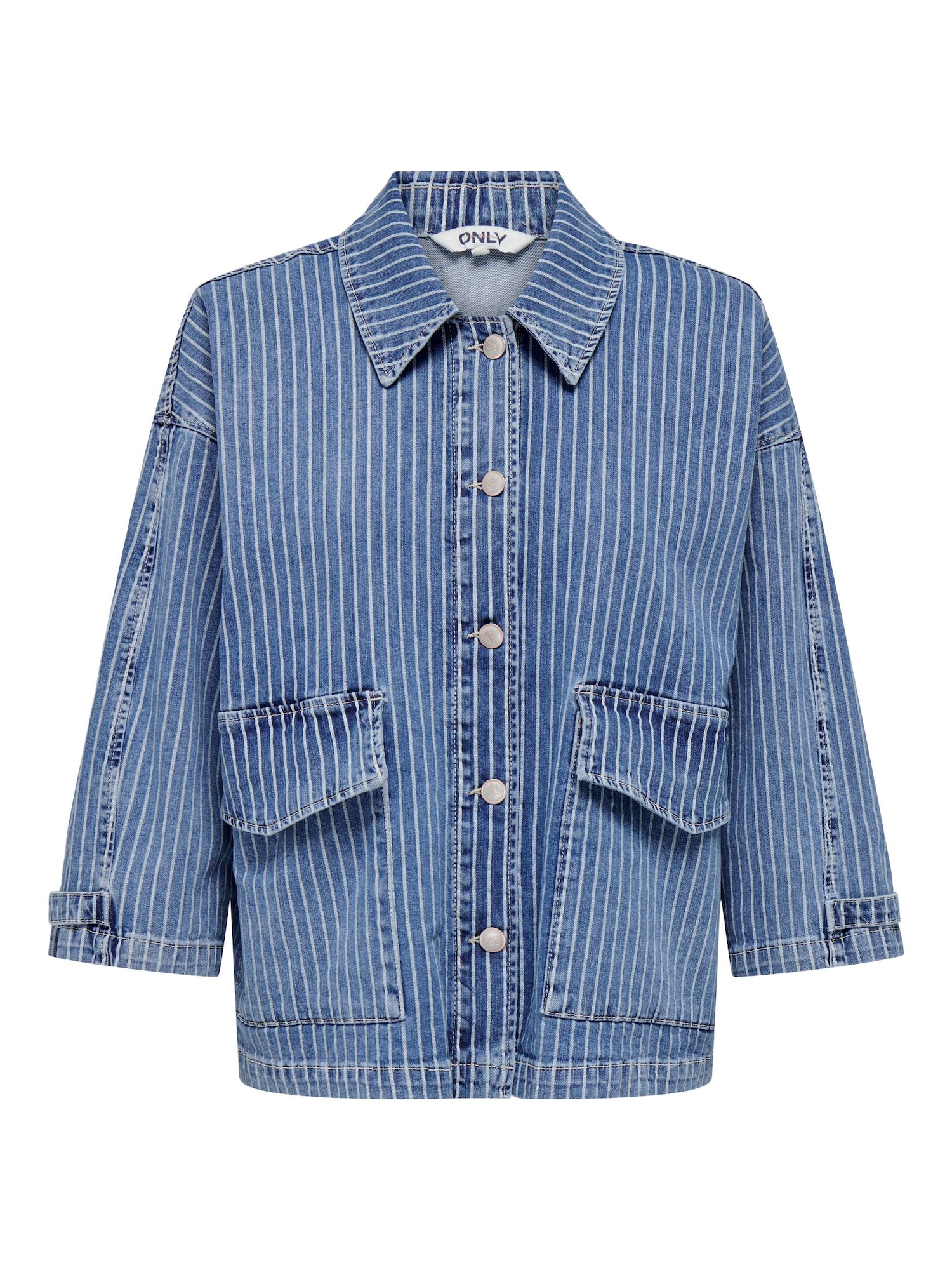 ONLY Prijelazna jakna 'Kirsi'  plavi traper / prljavo bijela