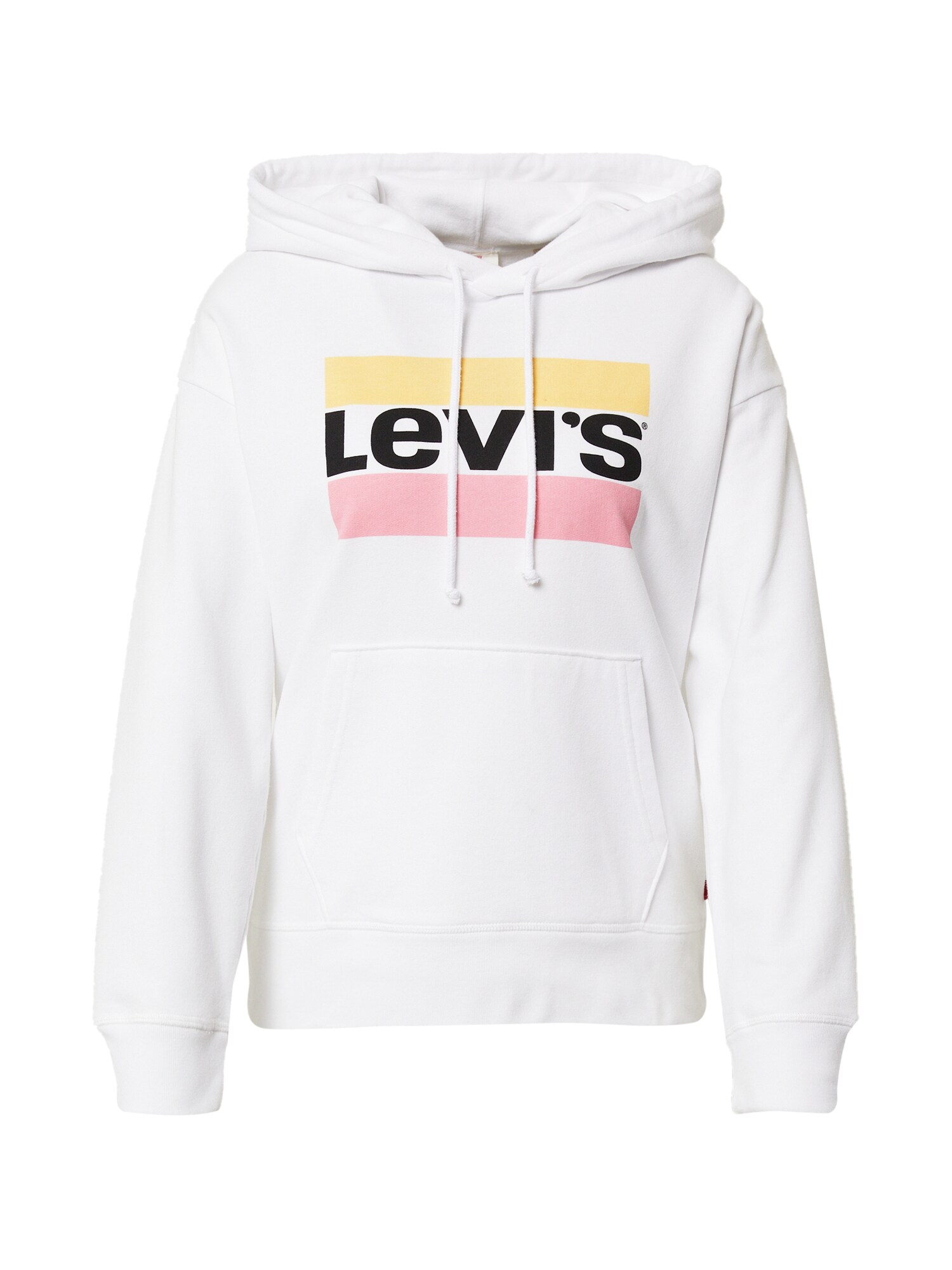 LEVI'S Megztinis be užsegimo  šviesiai pilka / geltona / juoda / ryškiai rožinė spalva