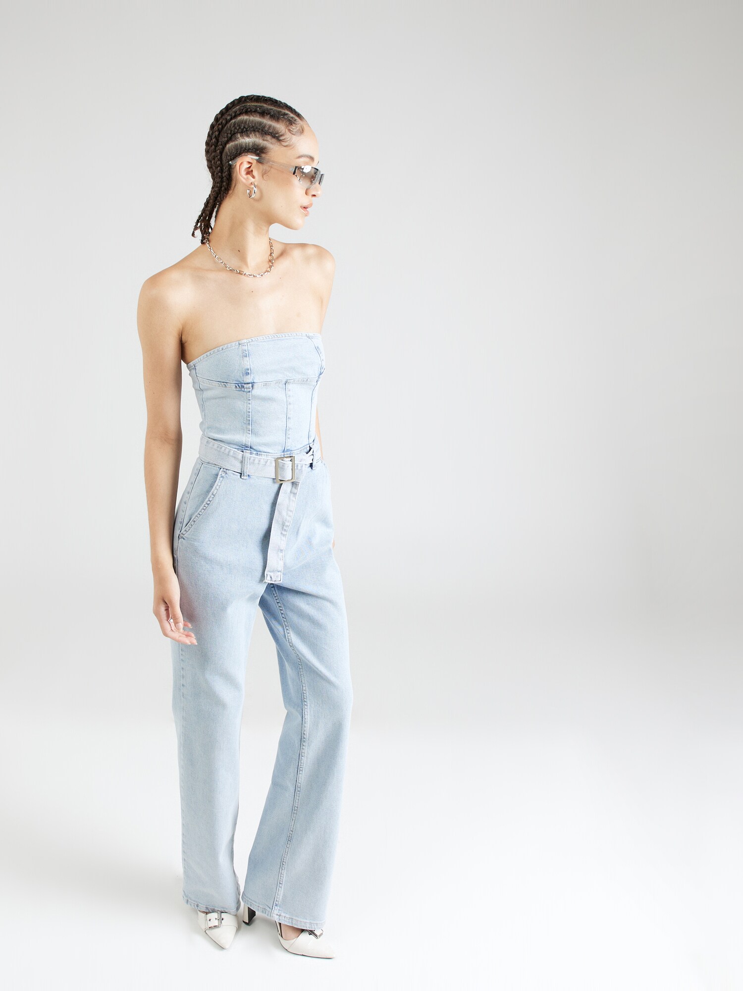 Trendyol Kezeslábas 'Jumpsuit'  világoskék termék 2. képe