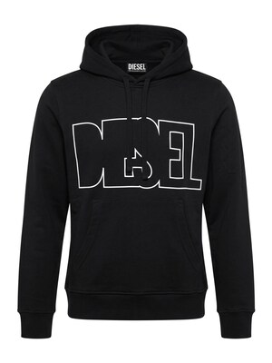 DIESEL Sudadera 'S-GINN-HOOD 260110'  negro