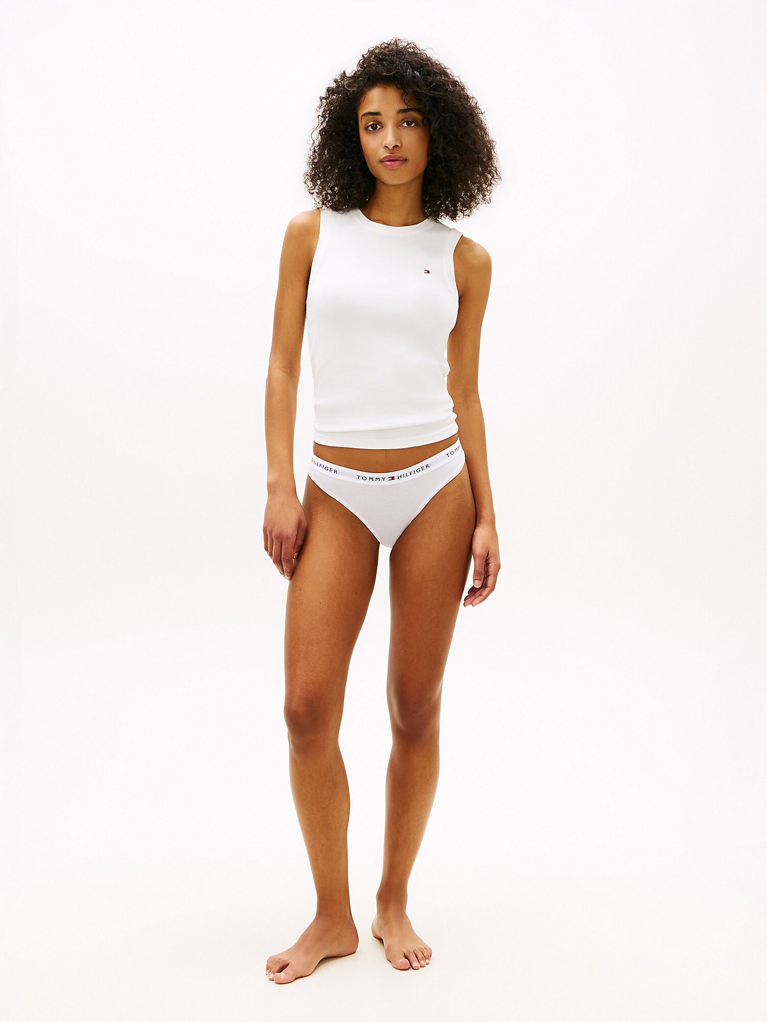Tommy Hilfiger Underwear Tanga 'Essential' navy / gris / negro / blanco – imagen 3