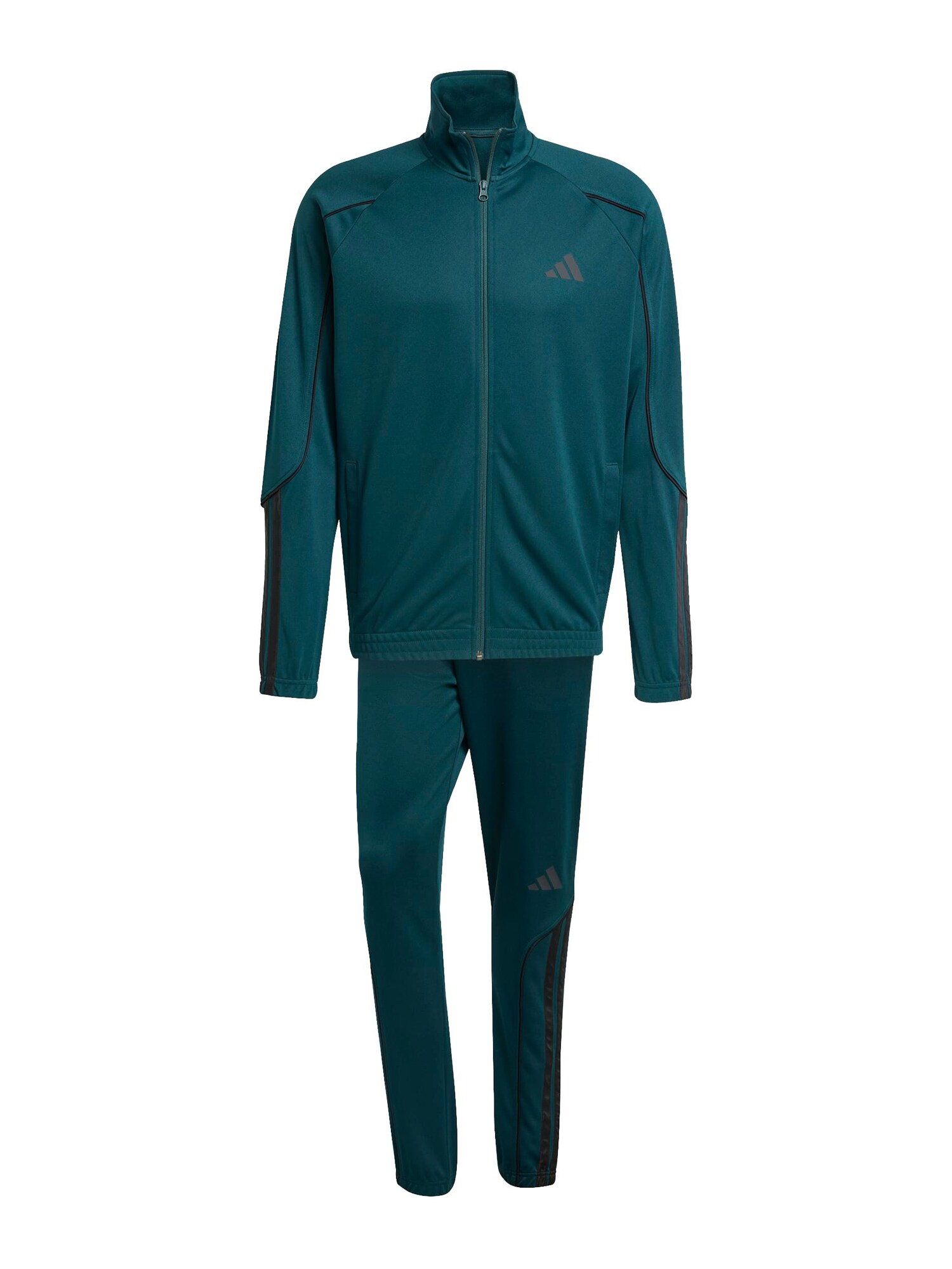 ADIDAS SPORTSWEAR Costum de trening 3S STADIUM  verde petrol / negru