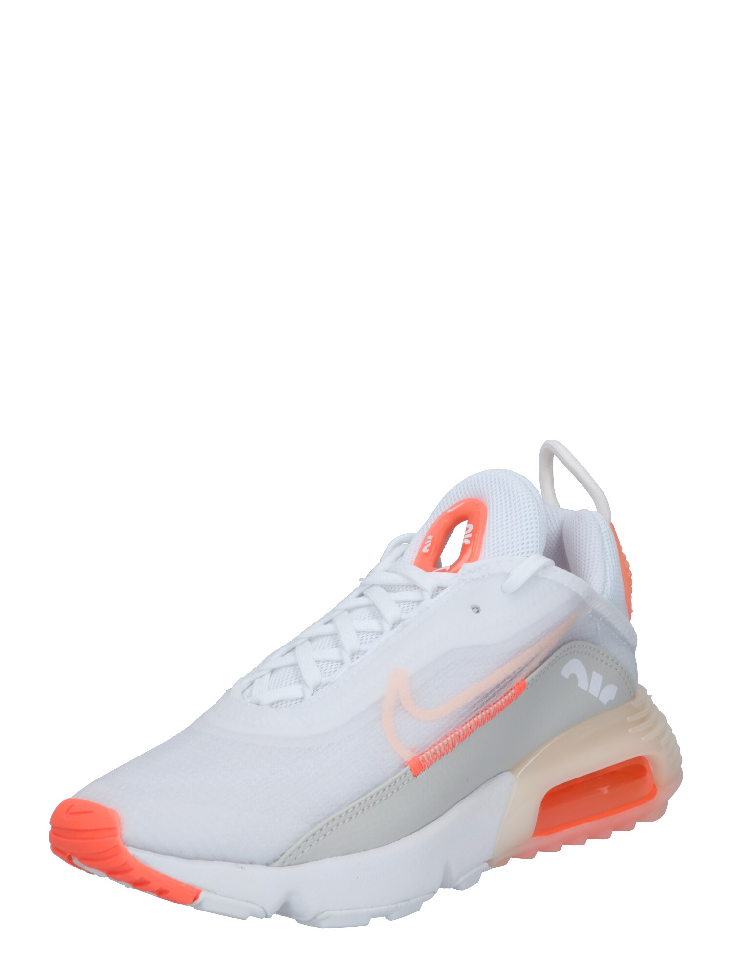 Nike Sportswear Sportbačiai be auliuko  balta / oranžinė-raudona