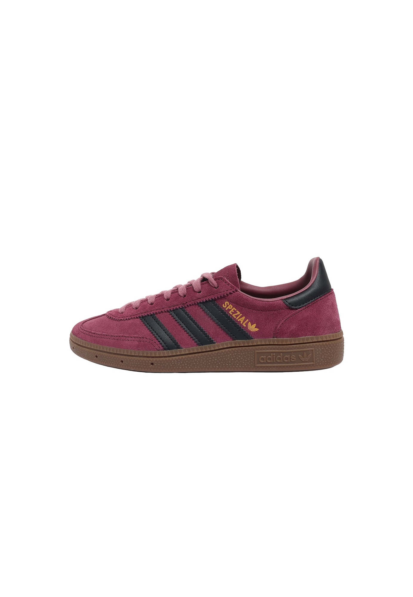 ADIDAS ORIGINALS Sneaker HANDBALL SPEZIAL auriu / roșu bordeaux / negru