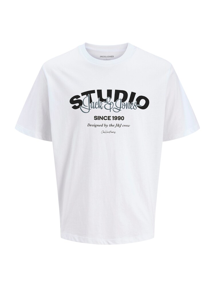 JACK & JONES T-Shirt 'JJYuki' Herren Größe S schwarz / weiß