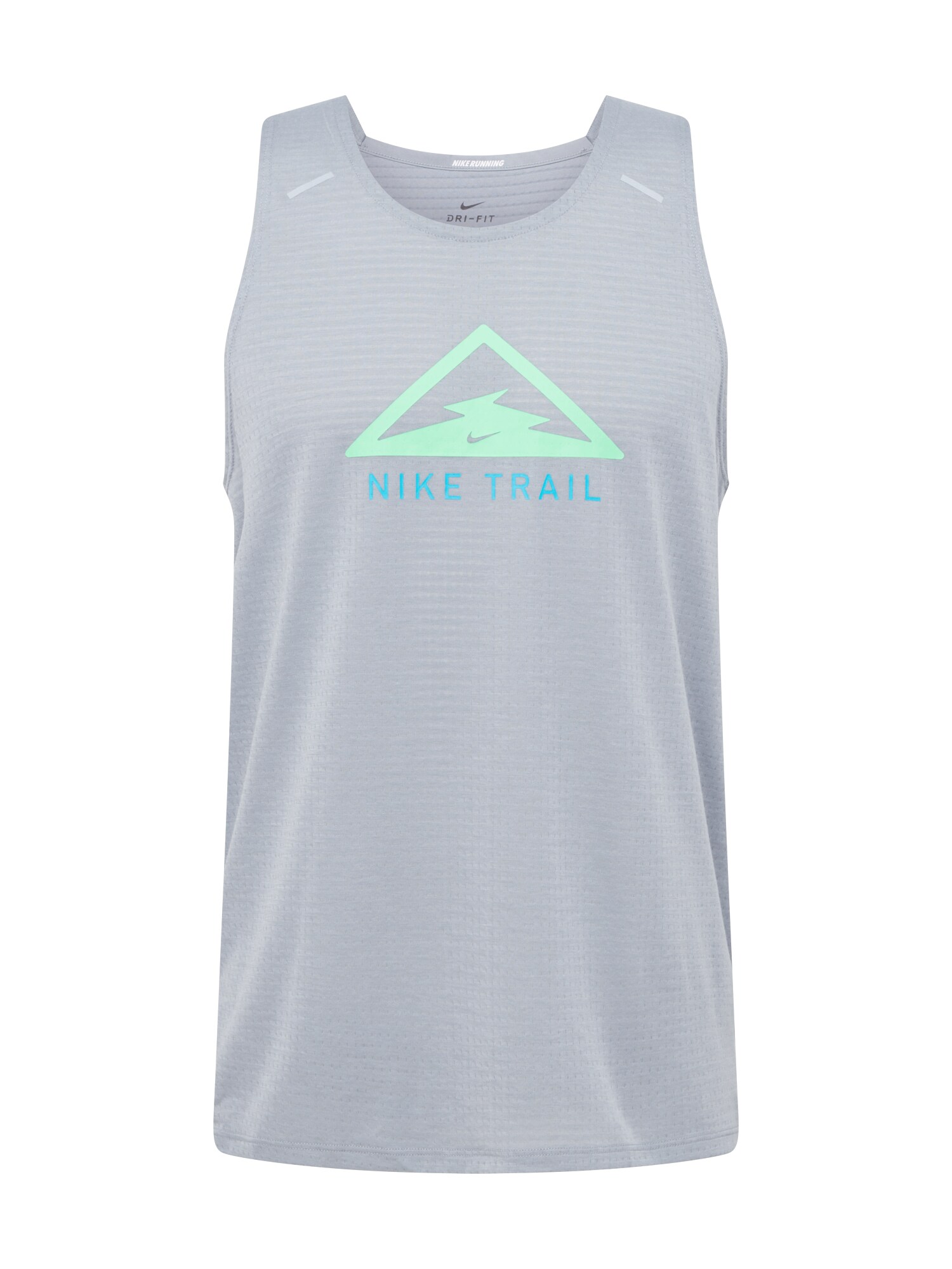 NIKE Sportiniai marškinėliai 'Rise 365'  neoninė žalia / šviesiai pilka / turkio spalva
