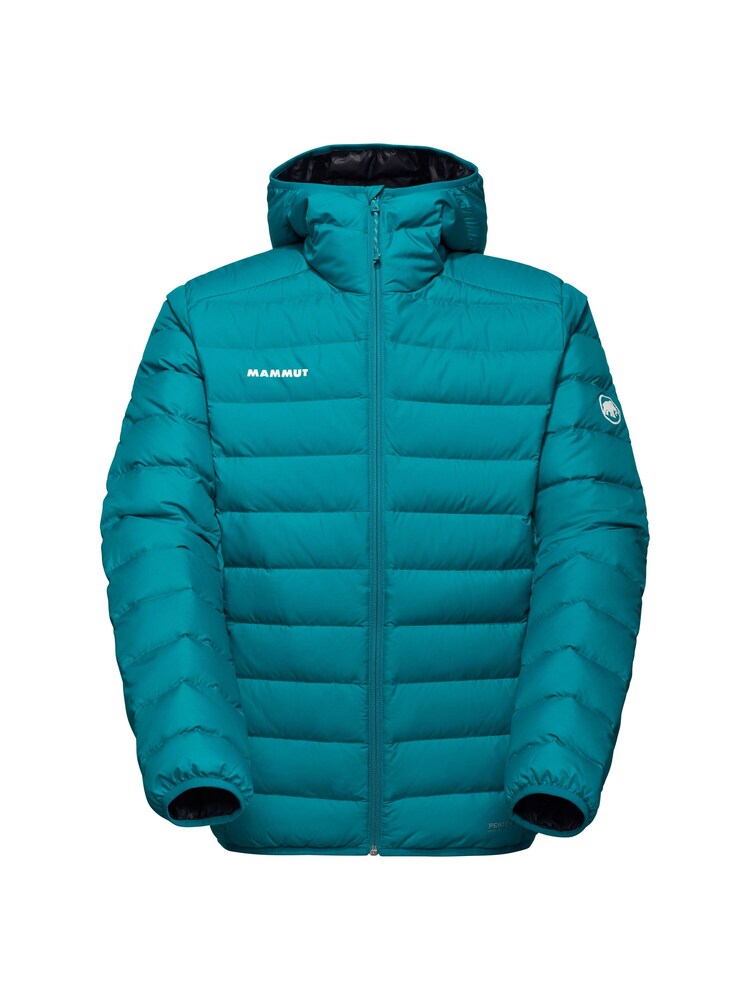 MAMMUT Daunenjacke ‘Waymarker’ mit Kapuze Herren Größe XXL türkis
