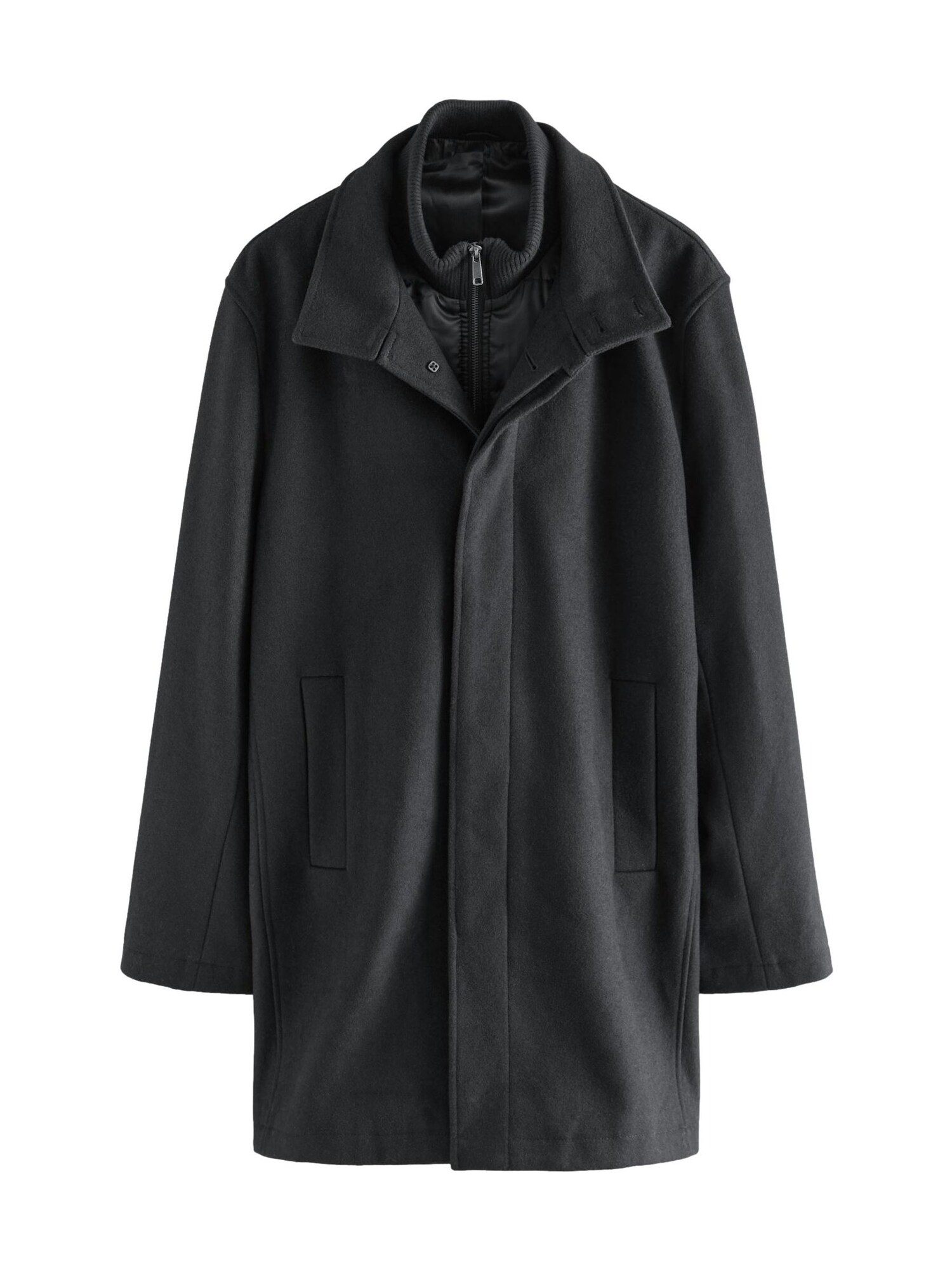 Next Palton de primăvară-toamnă  negru