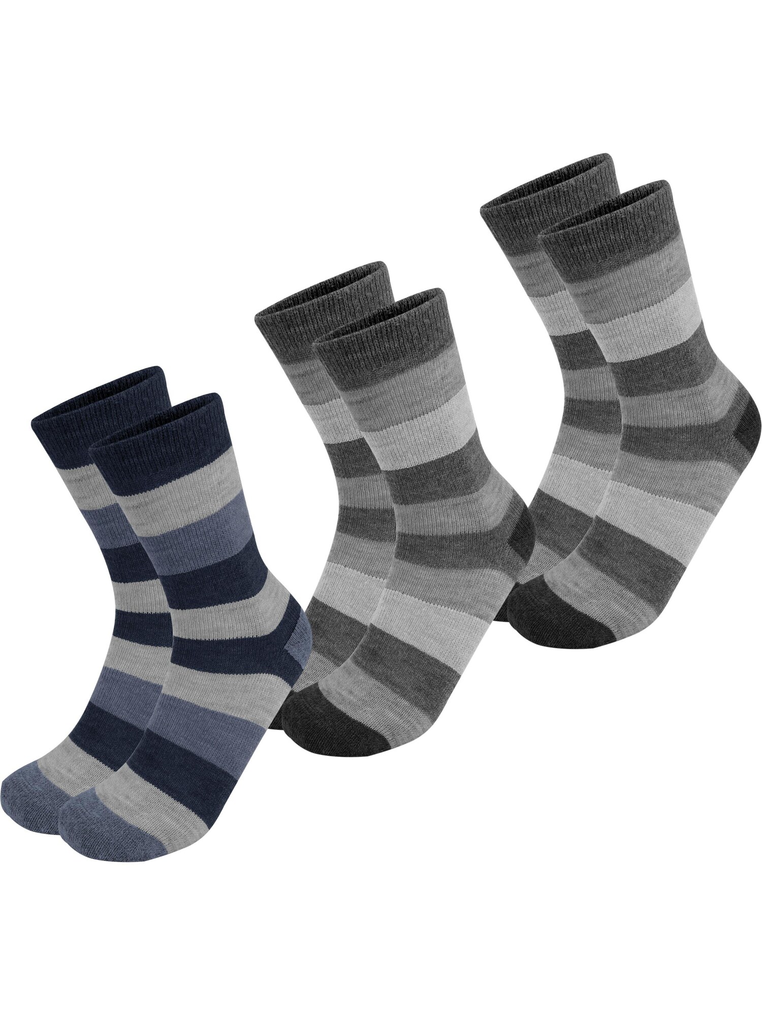 normani Calcetines azul / antracita / oliva / negro