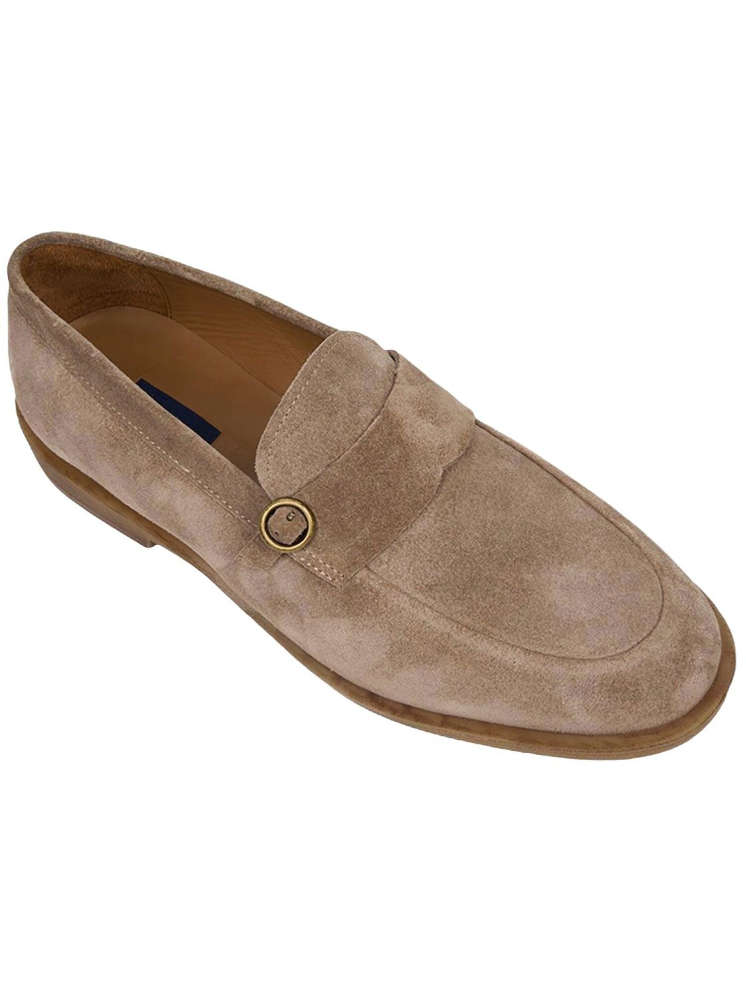 Desa Mocasines 'DESA Herren-Wildlederslipper mit Metalldetails' gris basalto