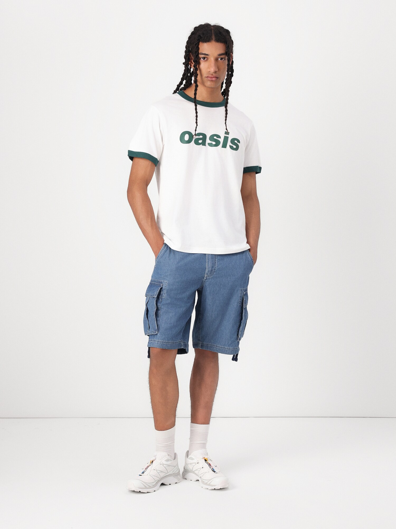 GAP Rifľové kapsáče  modrá denim (obrázok 4)