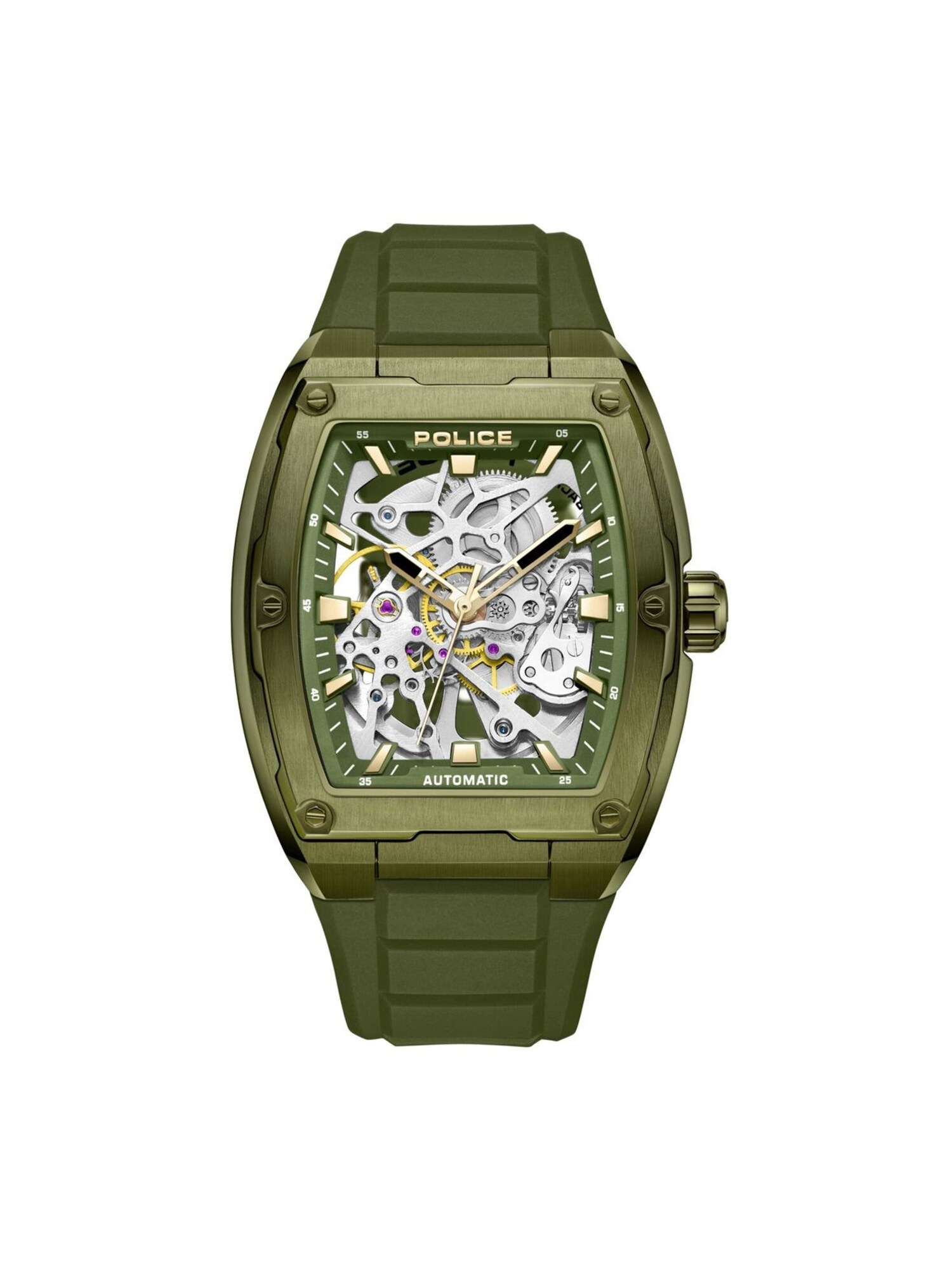 Police Analoguhr Automatic Watch Skeletor - Automatic Watch Movement - Watch Case Width, 42 Mm
