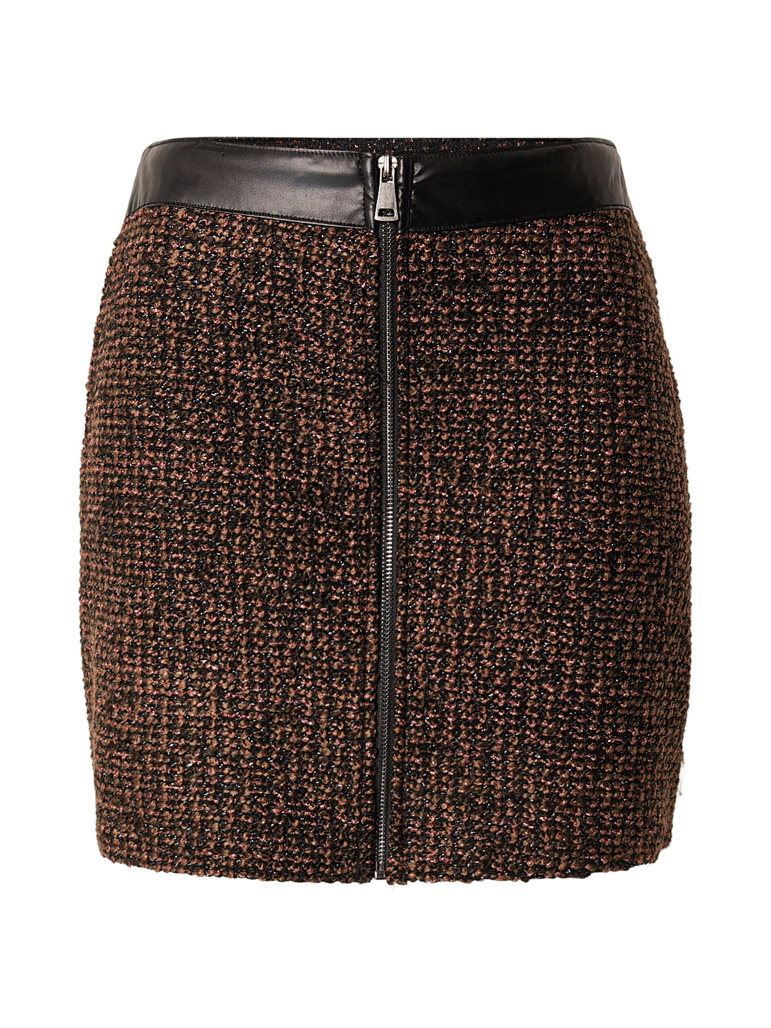 ABOUT YOU Fustă Panthea  maro amestecat / negru