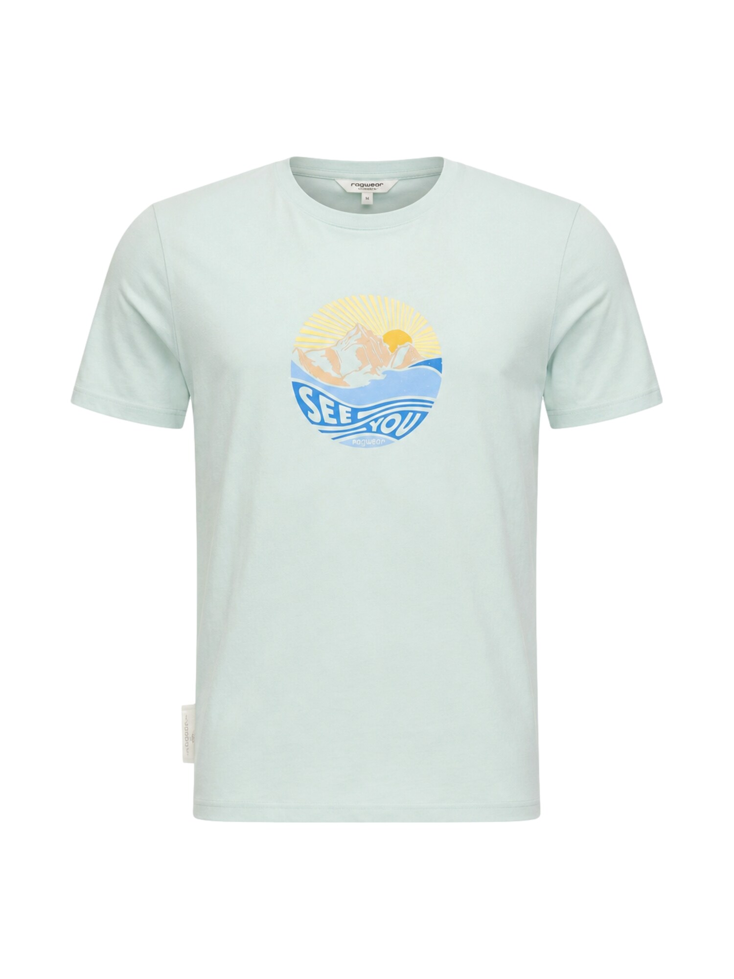 Ragwear Majica 'Tyll' azur / pastelno plava / žuta / narančasto žuta