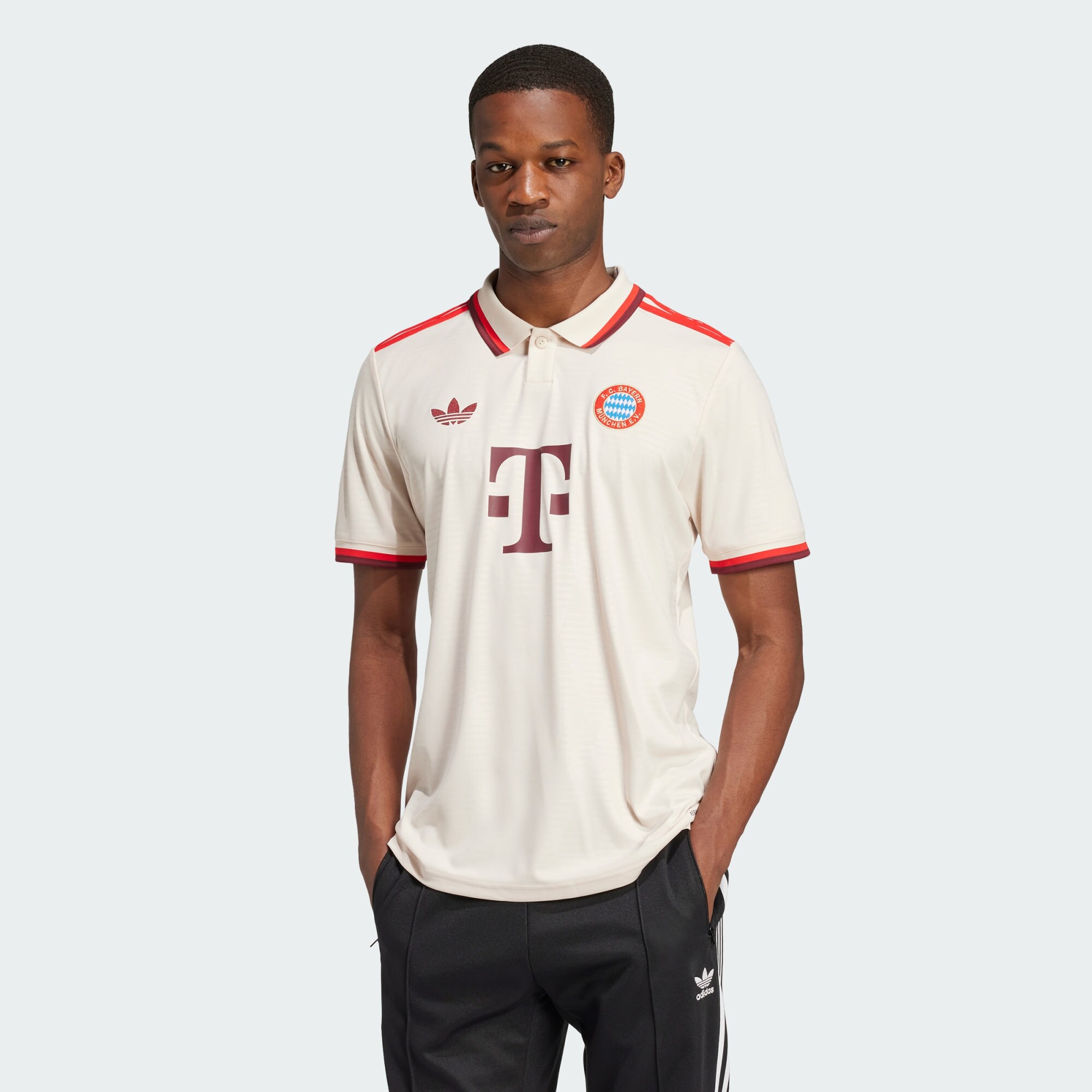 ADIDAS PERFORMANCE Mezek 'FC Bayern 24/25'  bézs / piros / kárminvörös termék 2. képe