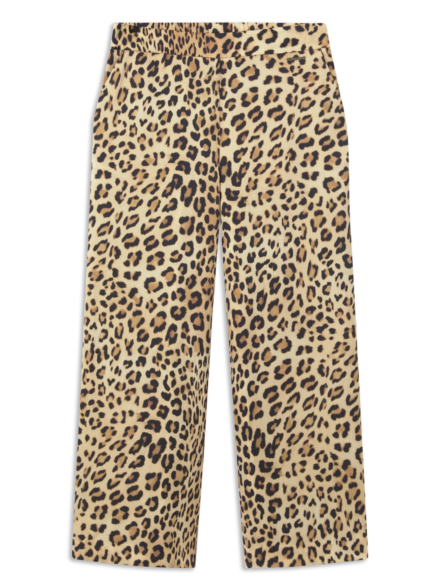 Lola Casademunt Pantalón beige / brocado / negro