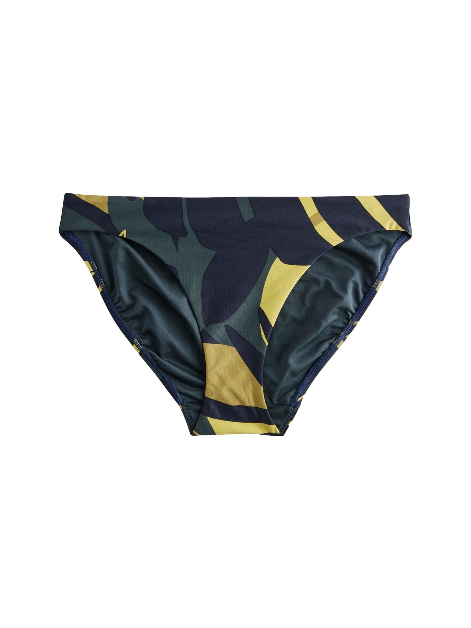 Next Slip costum de baie  albastru marin / galben citron / verde pin