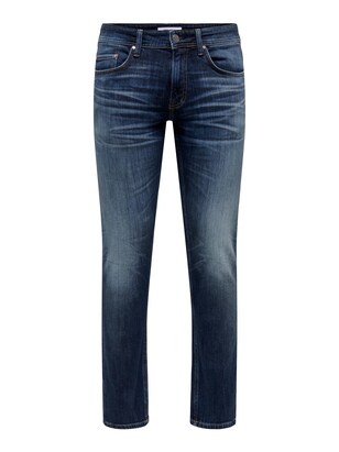 Only & Sons Jeans ‘Weft’ Donkerblauw