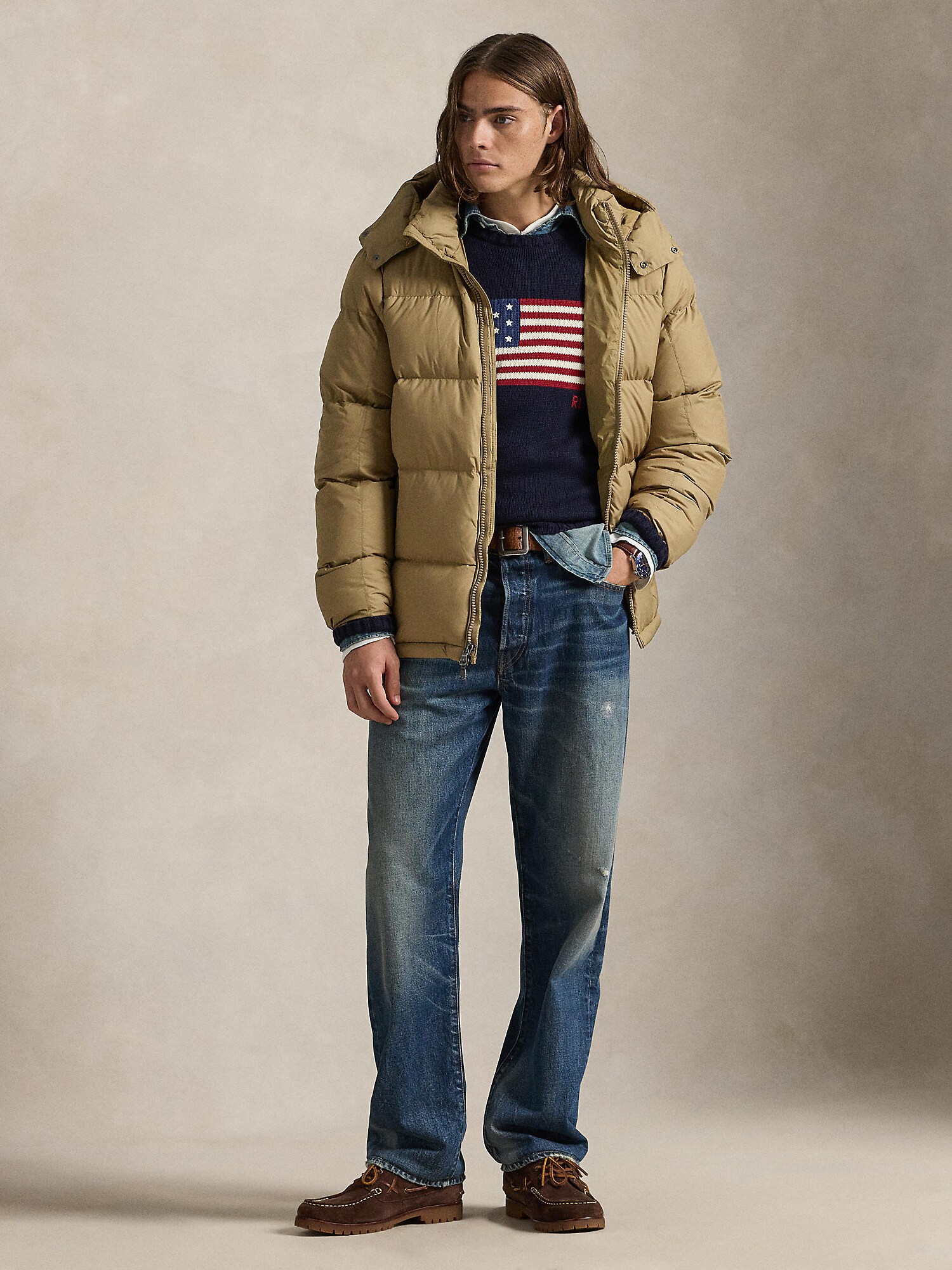 Polo Ralph Lauren Chaqueta de invierno  caqui – imagen 8