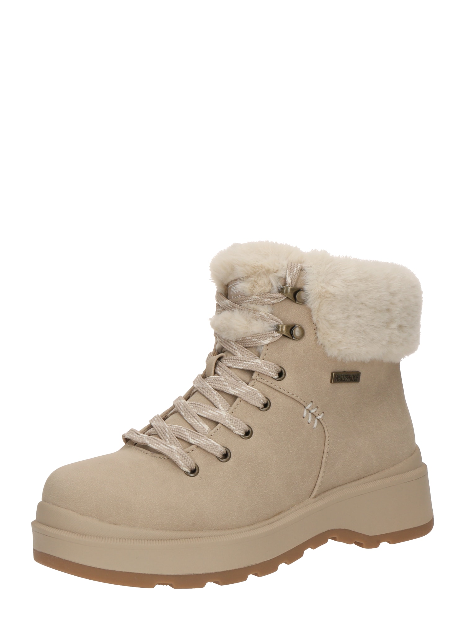 SKECHERS Ghete cu șireturi PARK CITY  bej