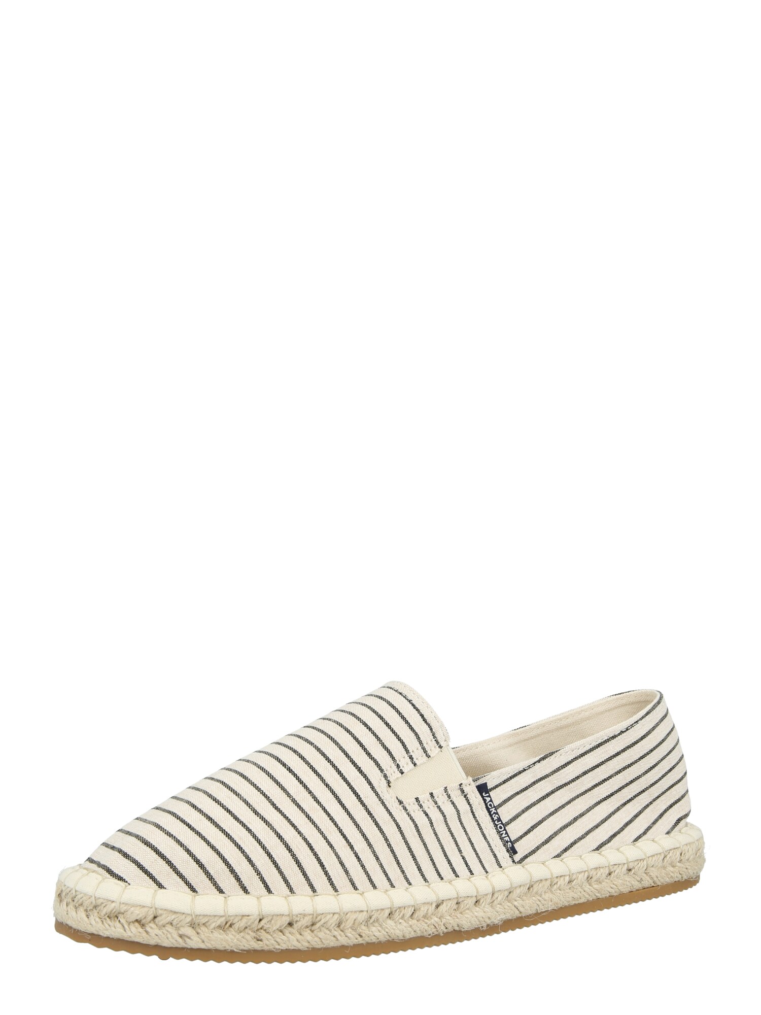JACK & JONES Espadrile 'JFWREGENT'  crna / bijela
